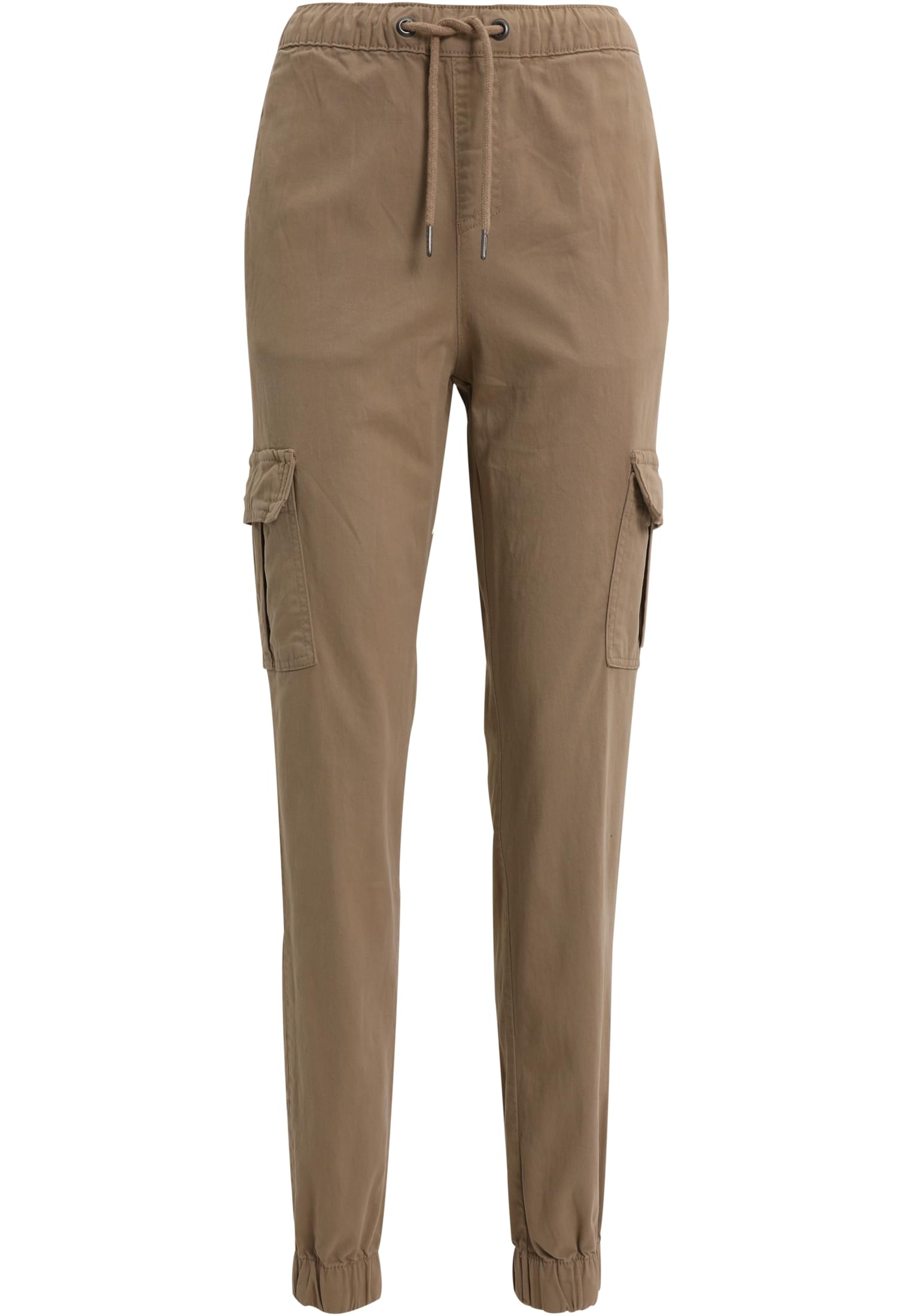 UC Ladies Pantaloni High Waist Cargo Comfort Jogging softtaupe