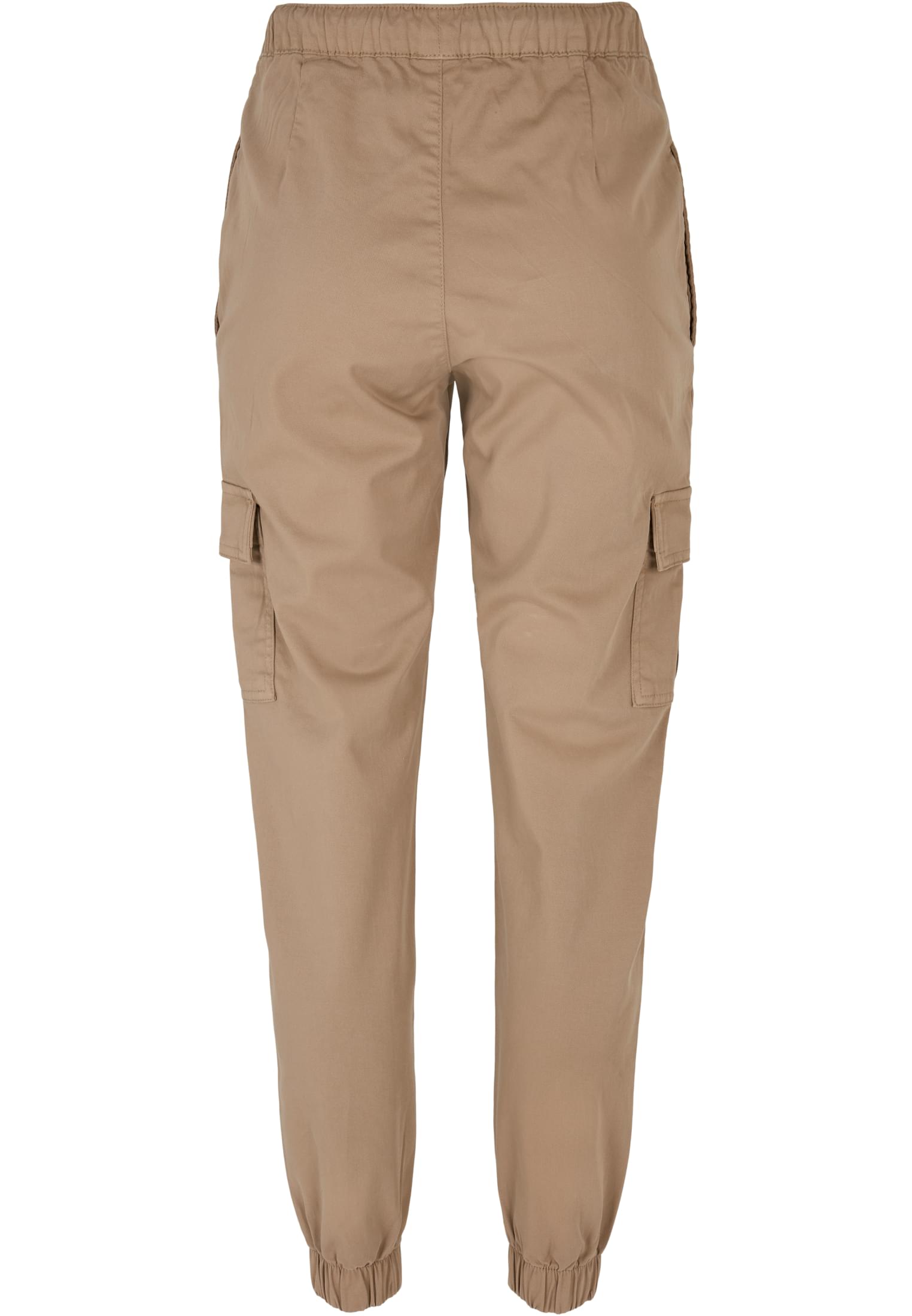 UC Ladies Pantaloni High Waist Cargo Comfort Jogging softtaupe