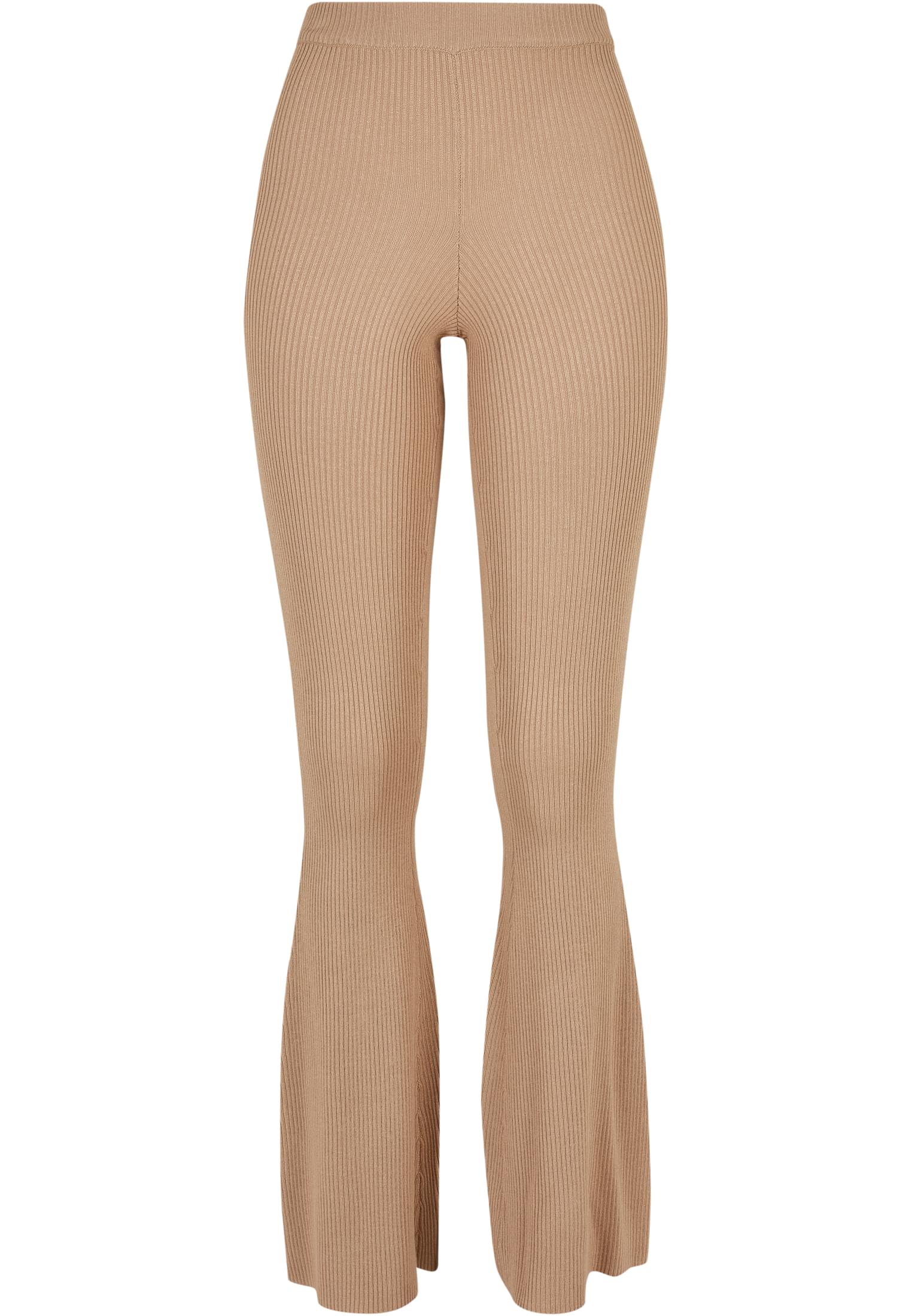 Urban Classics Leggings Rib Knit Bootcut unionbeige