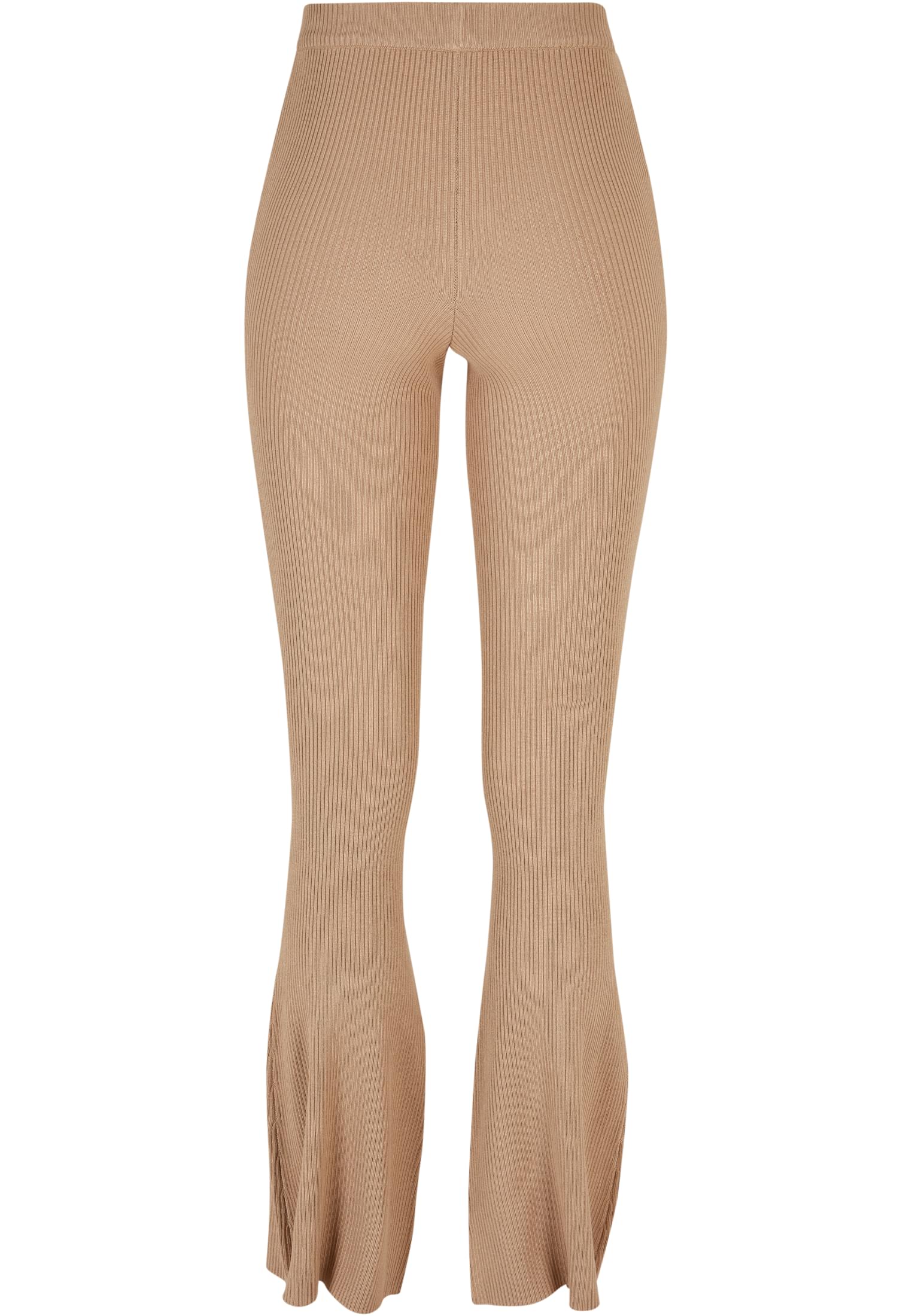 Urban Classics Leggings Rib Knit Bootcut unionbeige