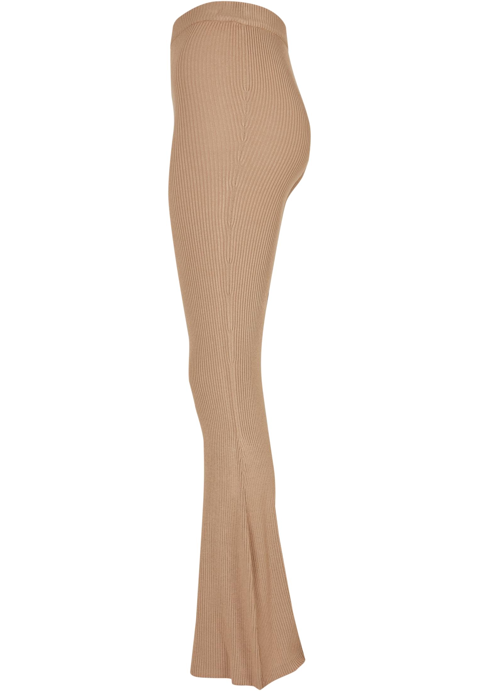 Urban Classics Leggings Rib Knit Bootcut unionbeige
