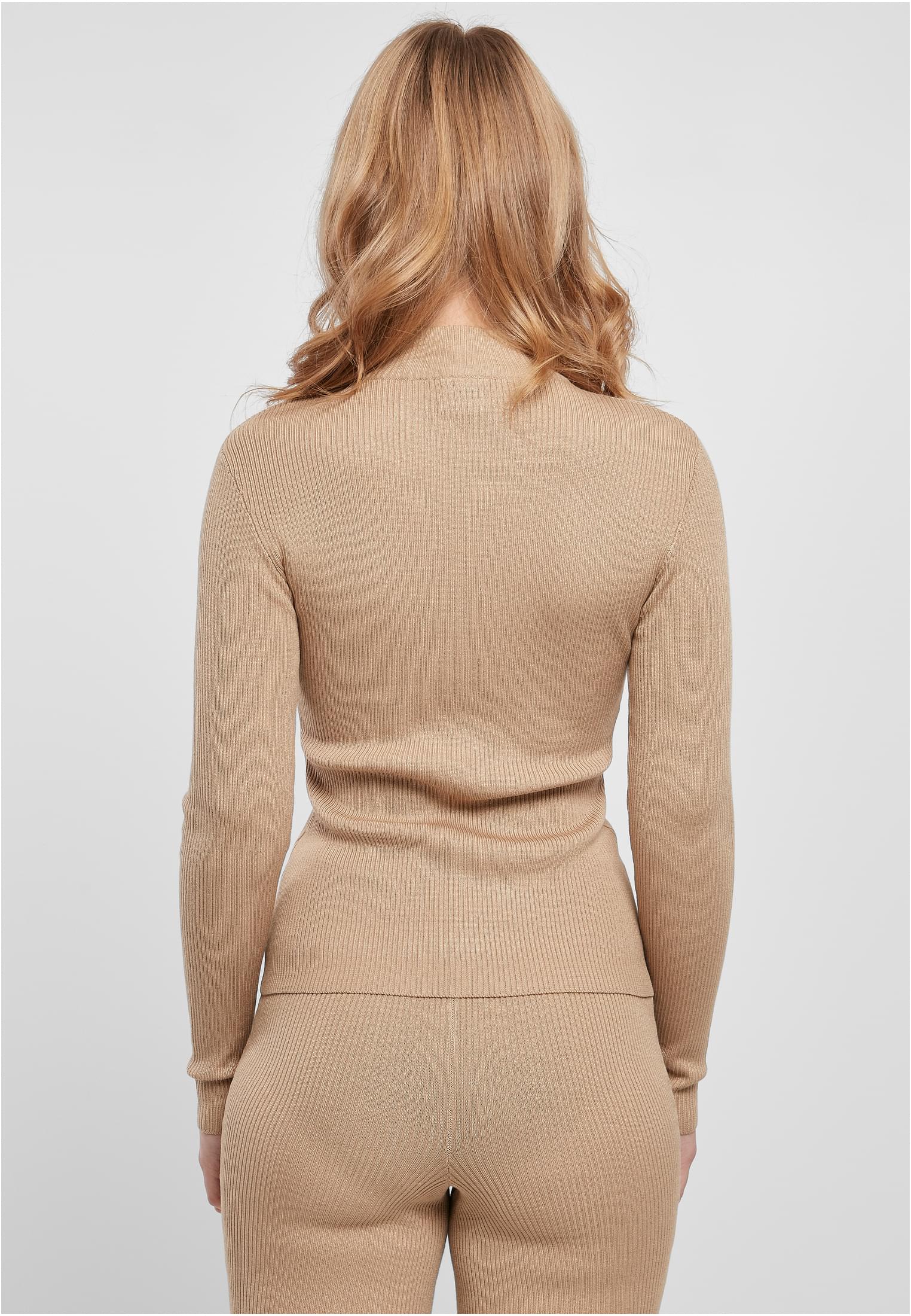 Urban Classics Maglione Rib Knit Turtelneck unionbeige