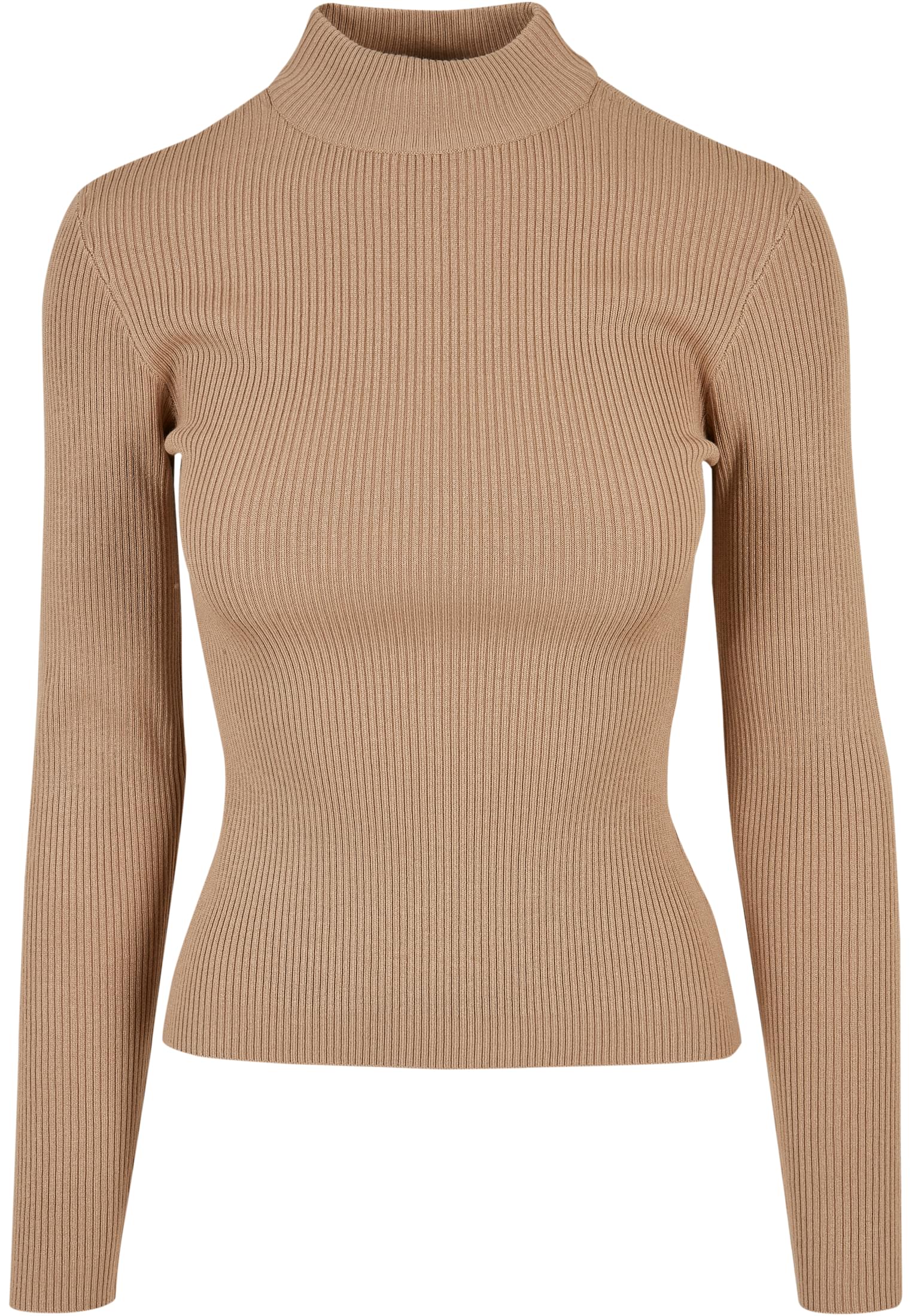 Urban Classics Maglione Rib Knit Turtelneck unionbeige