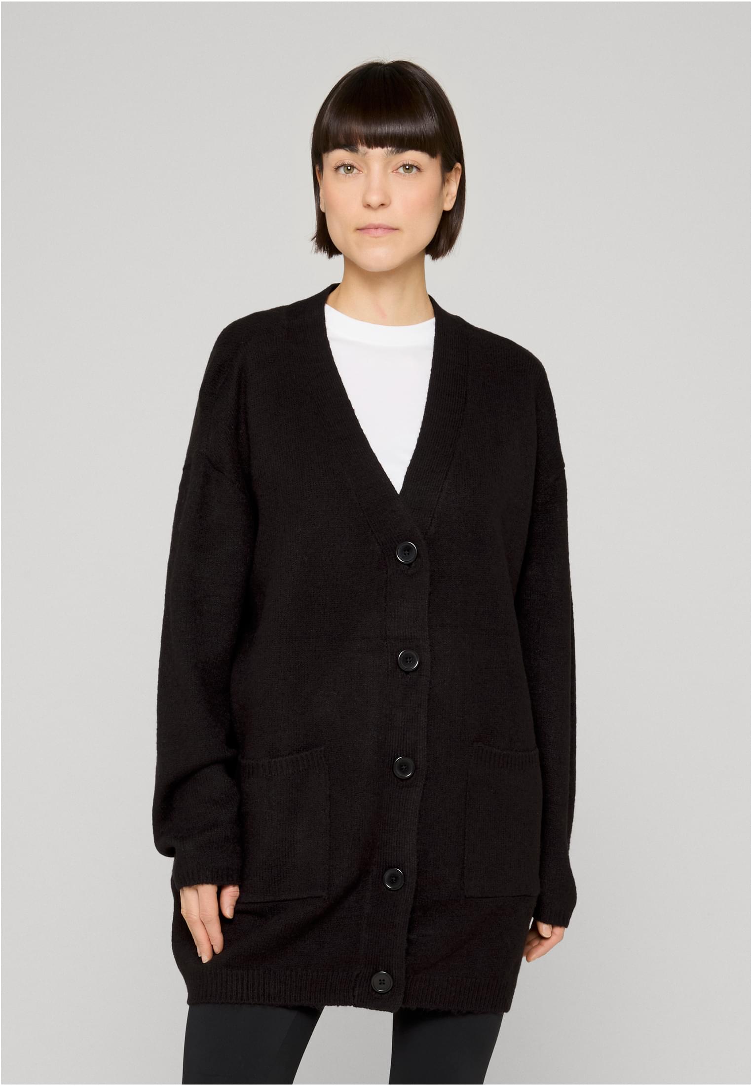 UC Ladies Cardigan Chunky Fluffy Knit