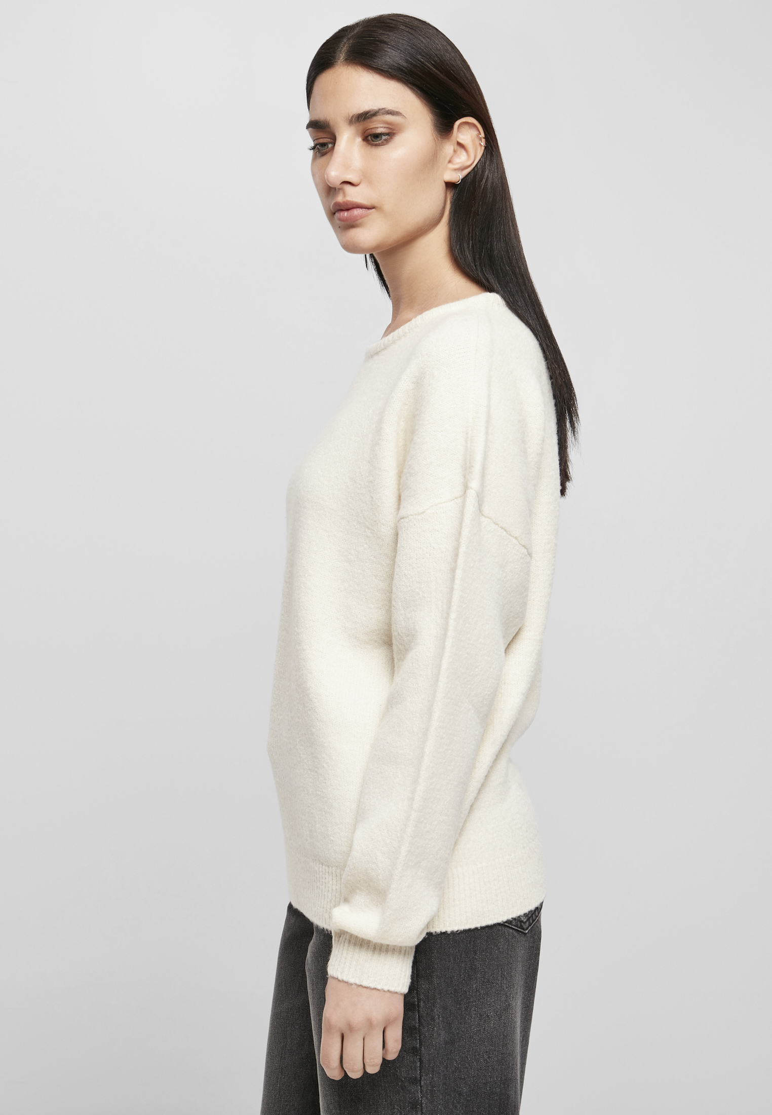 Ladies Chunky Sweater-TB4741 Fluffy