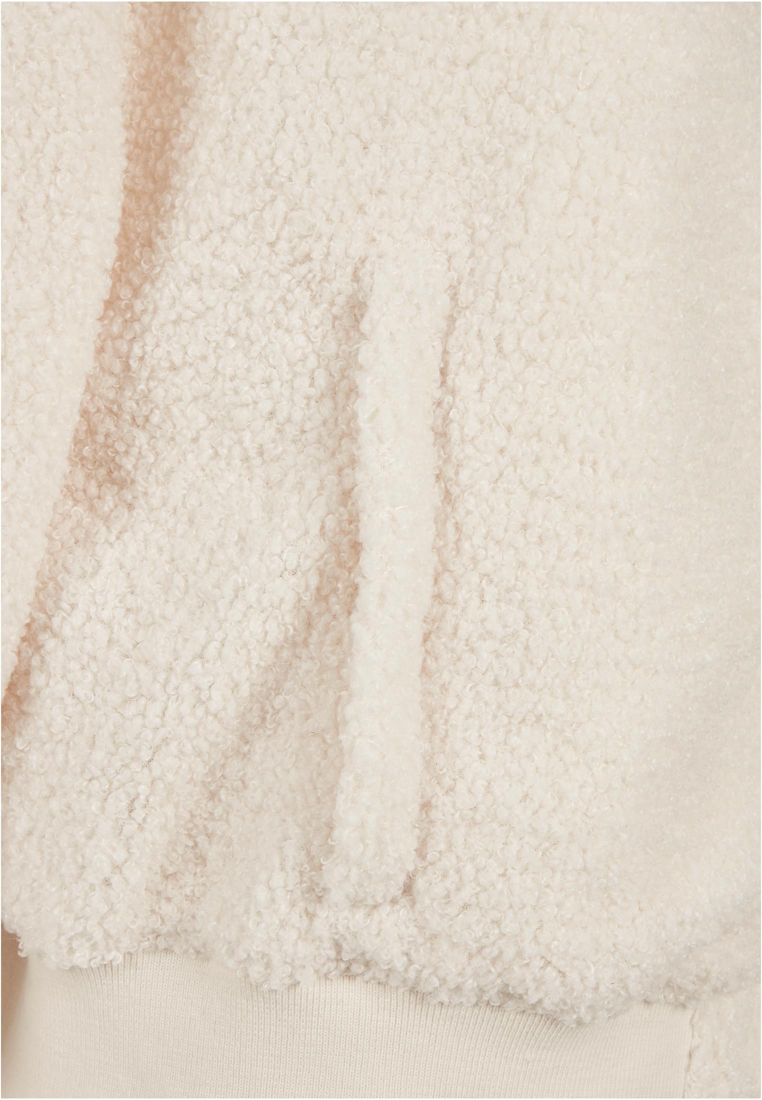 Urban Classics Giacca Oversized Sherpa whitesand
