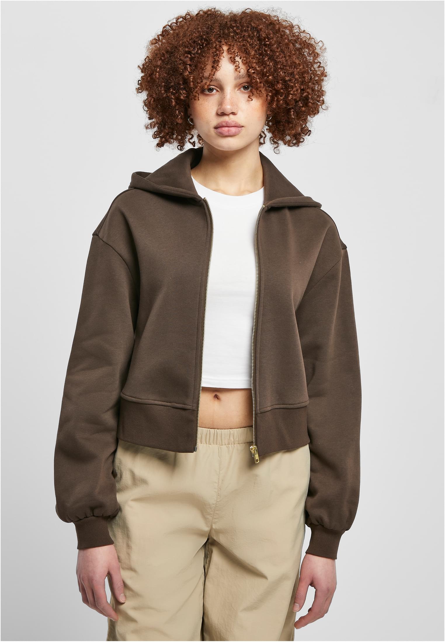 UC Ladies Giacca Short Oversized Zip