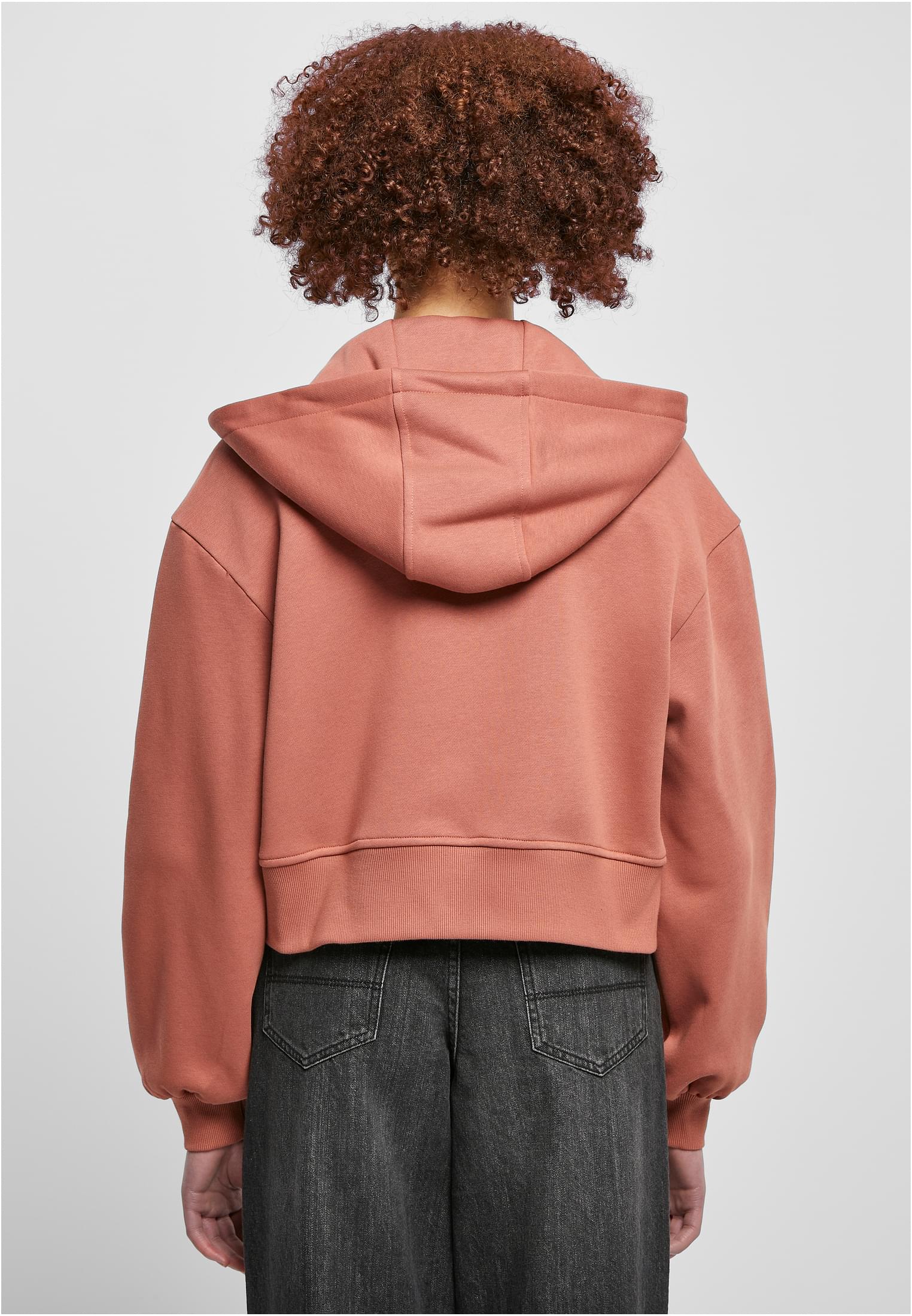 Urban Classics Giacca Short Oversized Zip terracotta