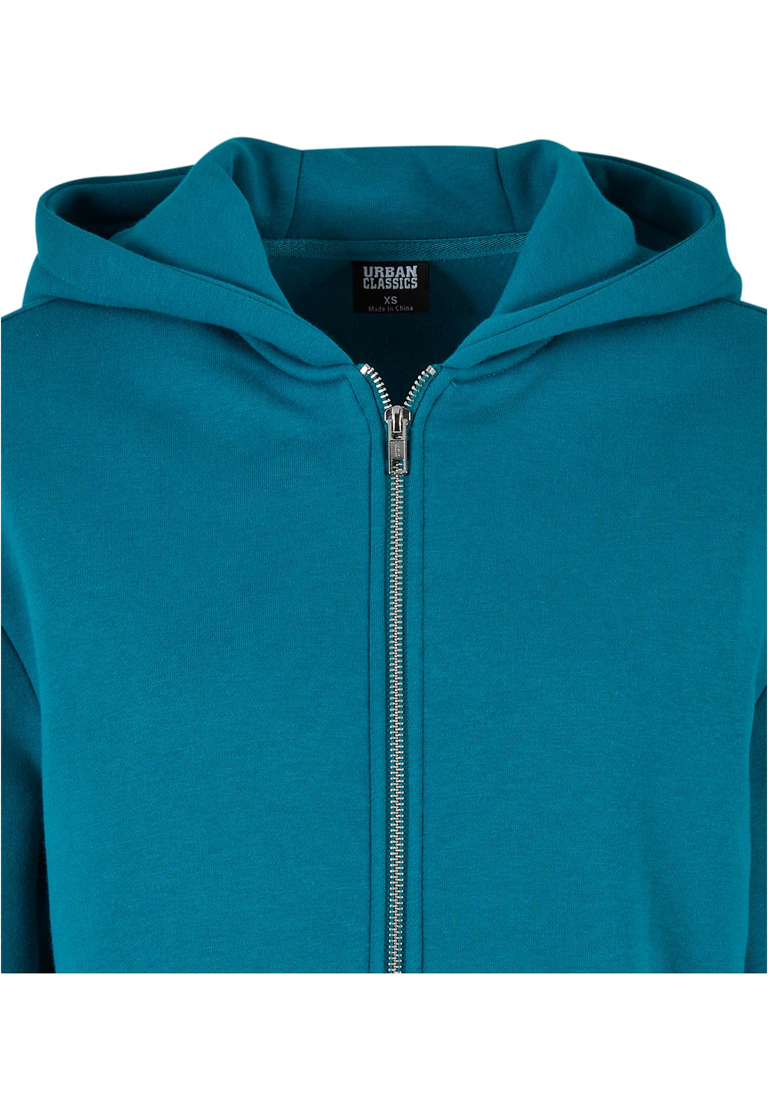 UC Ladies Giacca Short Oversized Zip watergreen