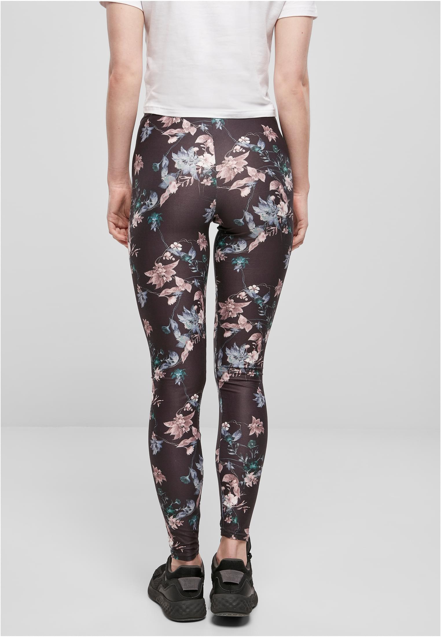 Urban Classics Leggings Soft AOP blacksoftflower