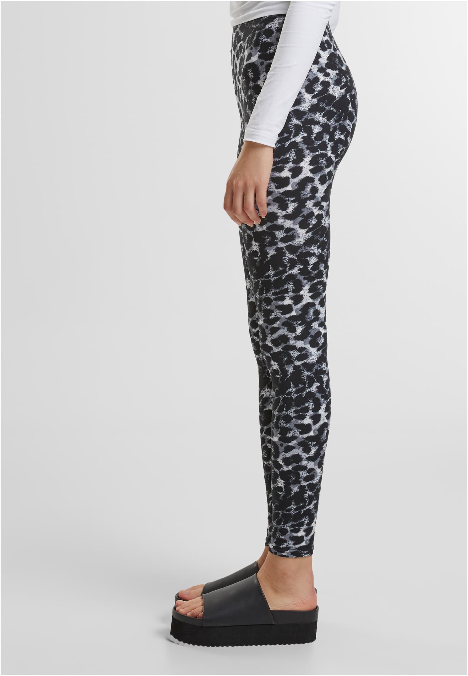Urban Classics Leggings Soft AOP blackleo
