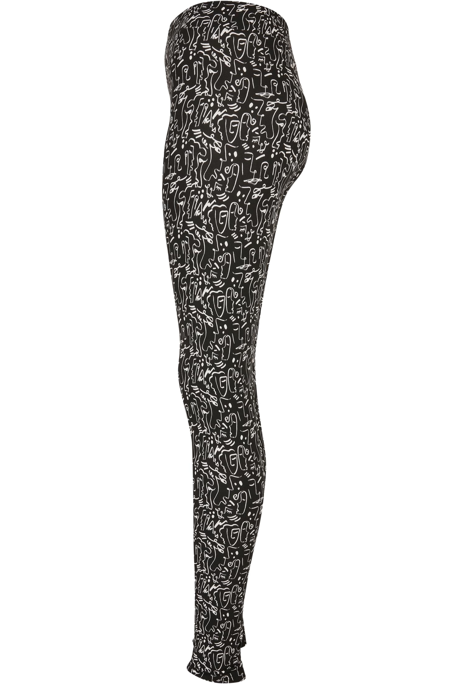 Urban Classics Leggings Soft AOP blackline