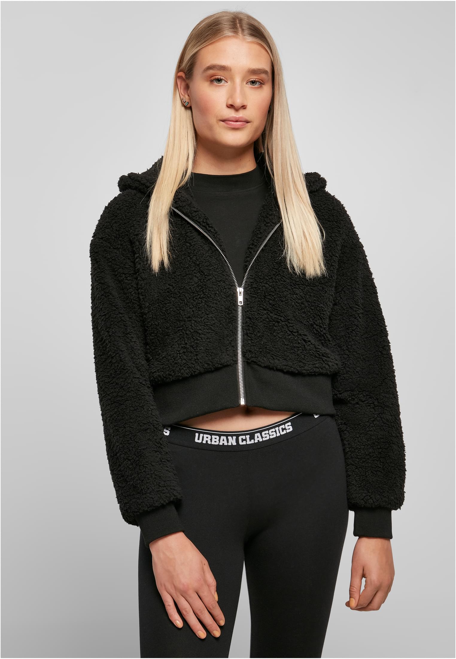 Urban Classics Giacca Short Oversized Sherpa