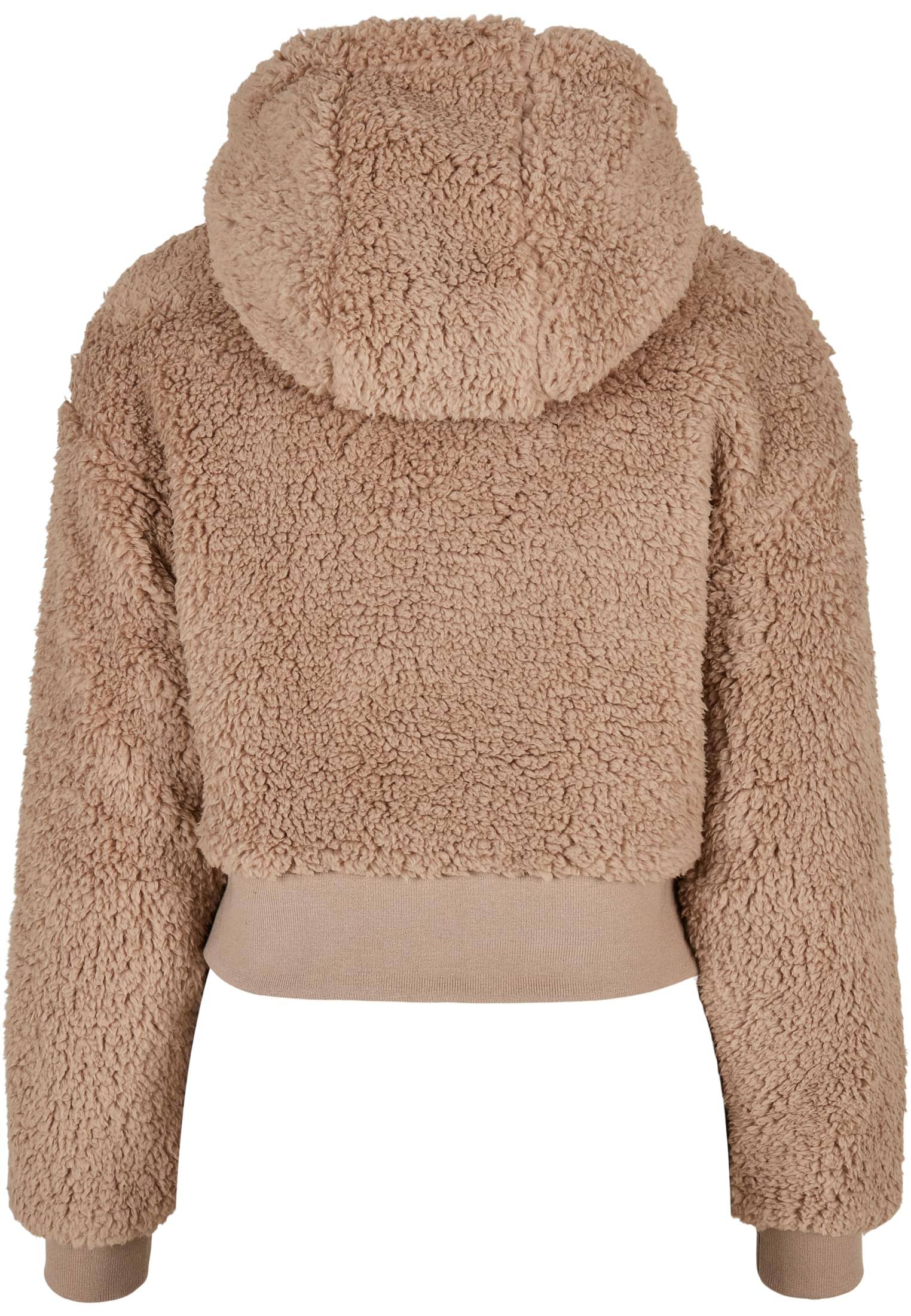 Urban Classics Giacca Short Oversized Sherpa softtaupe