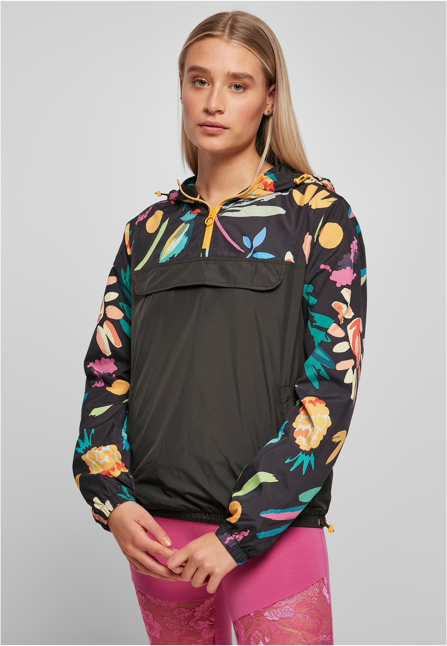 UC Ladies Giacca Mixed Pull Over blackfruity