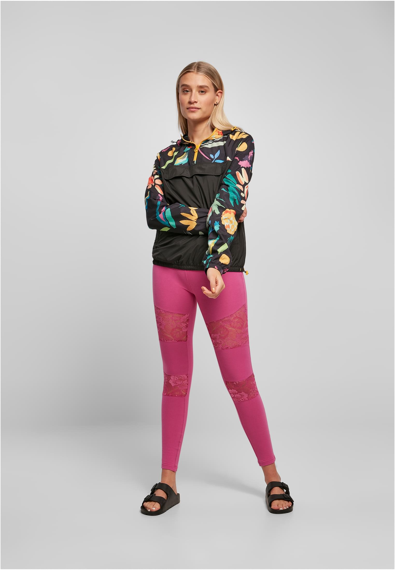 UC Ladies Giacca Mixed Pull Over blackfruity