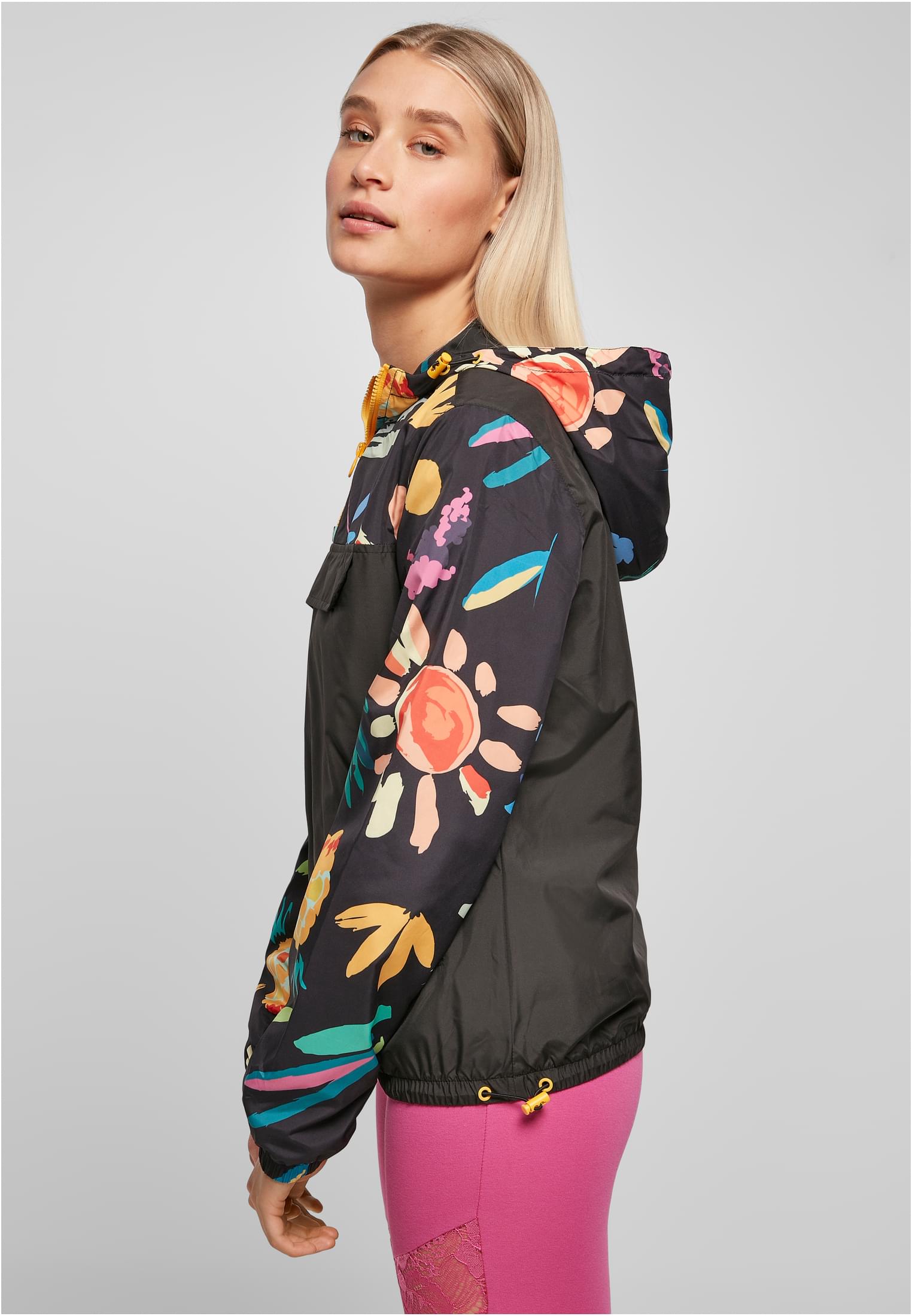 UC Ladies Giacca Mixed Pull Over blackfruity