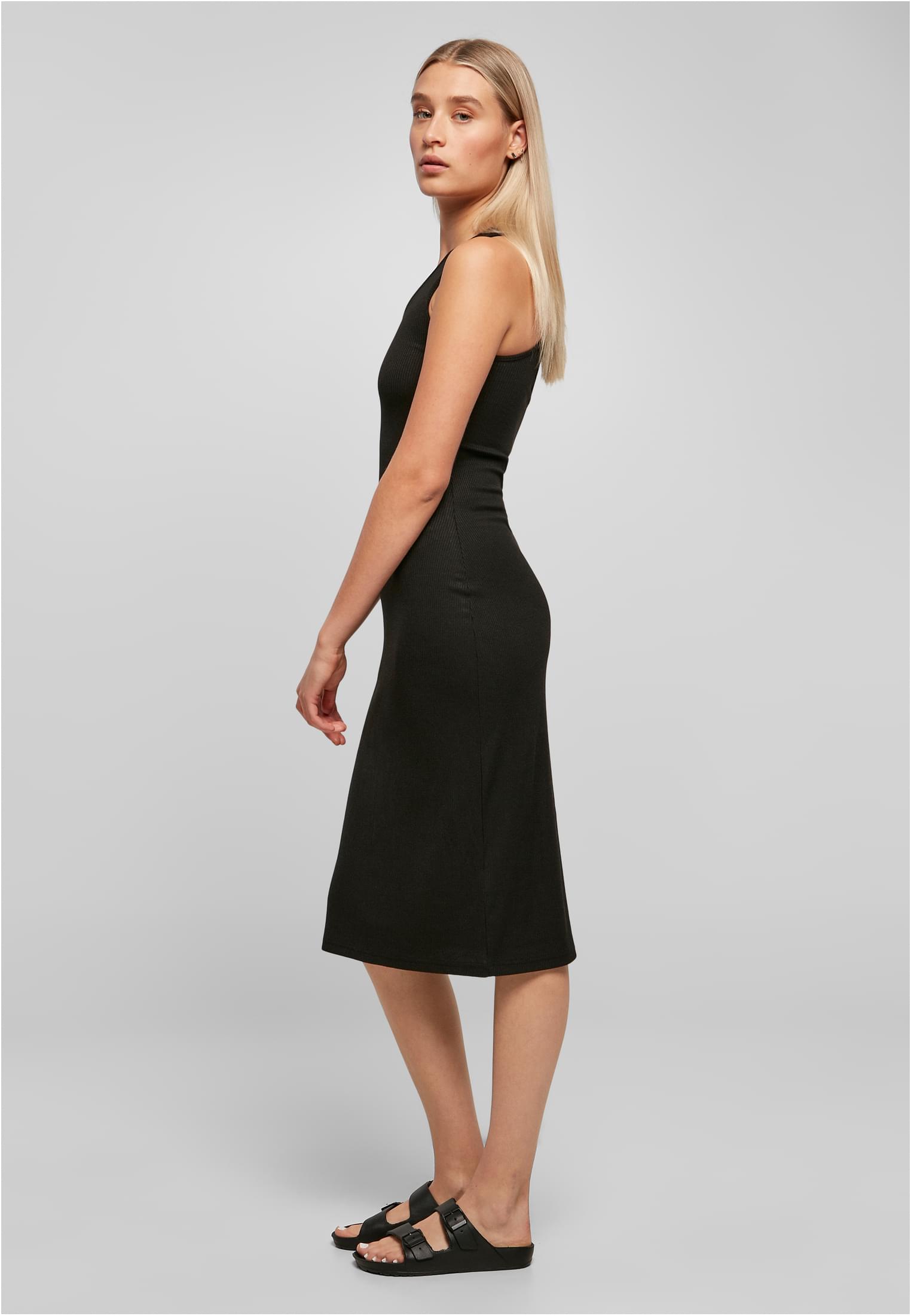 UC Ladies Abito Midi Sleeveless Rib