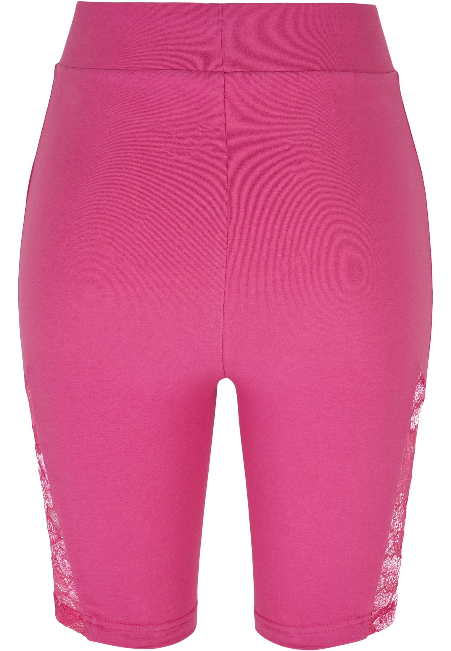 Urban Classics Pantaloncini High Waist Lace Inset Cycle brightviolet