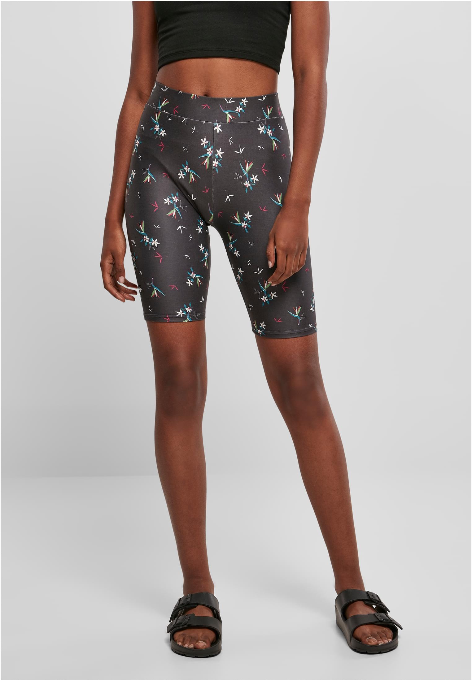 Urban Classics Pantaloncini Soft AOP Cycle blackfloret