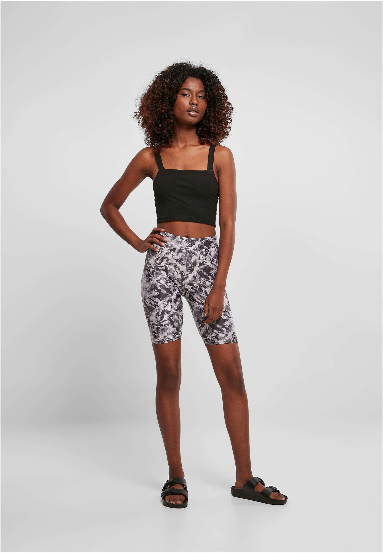 Urban Classics Pantaloncini Soft AOP Cycle blackfading