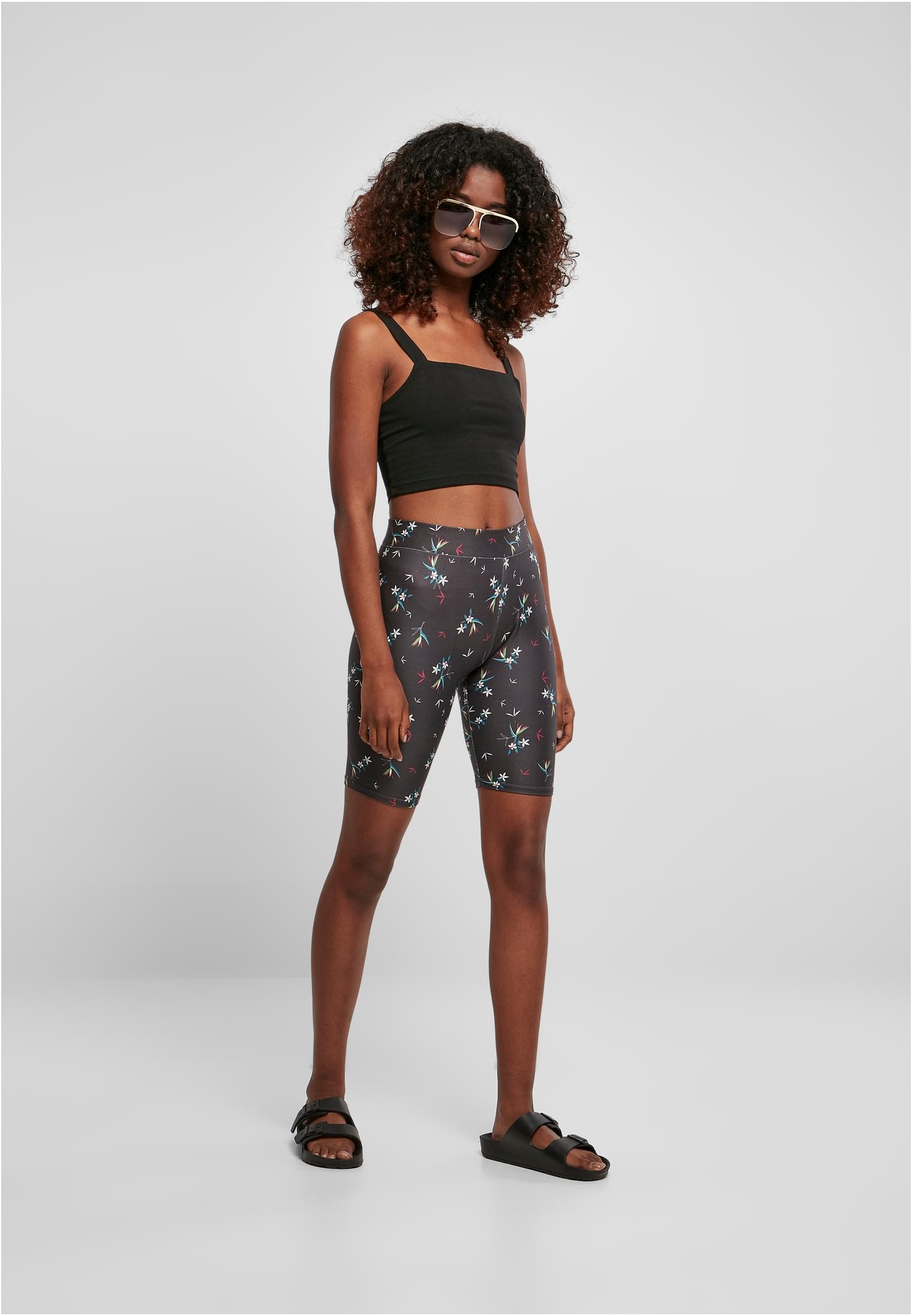 Urban Classics Pantaloncini Soft AOP Cycle blackfloret
