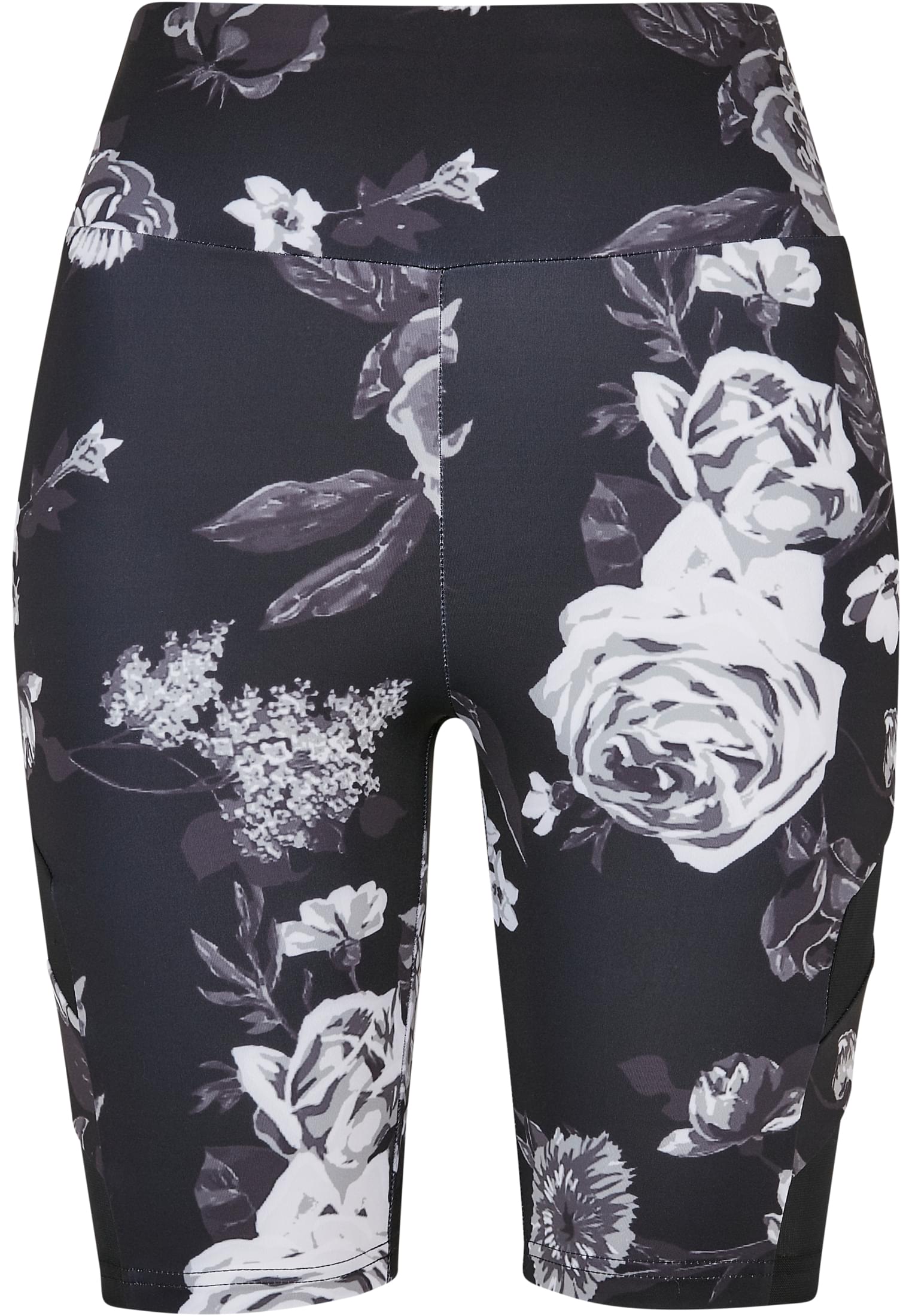 Urban Classics Pantaloncini High Waist Tech Mesh AOP Cycle darkflower