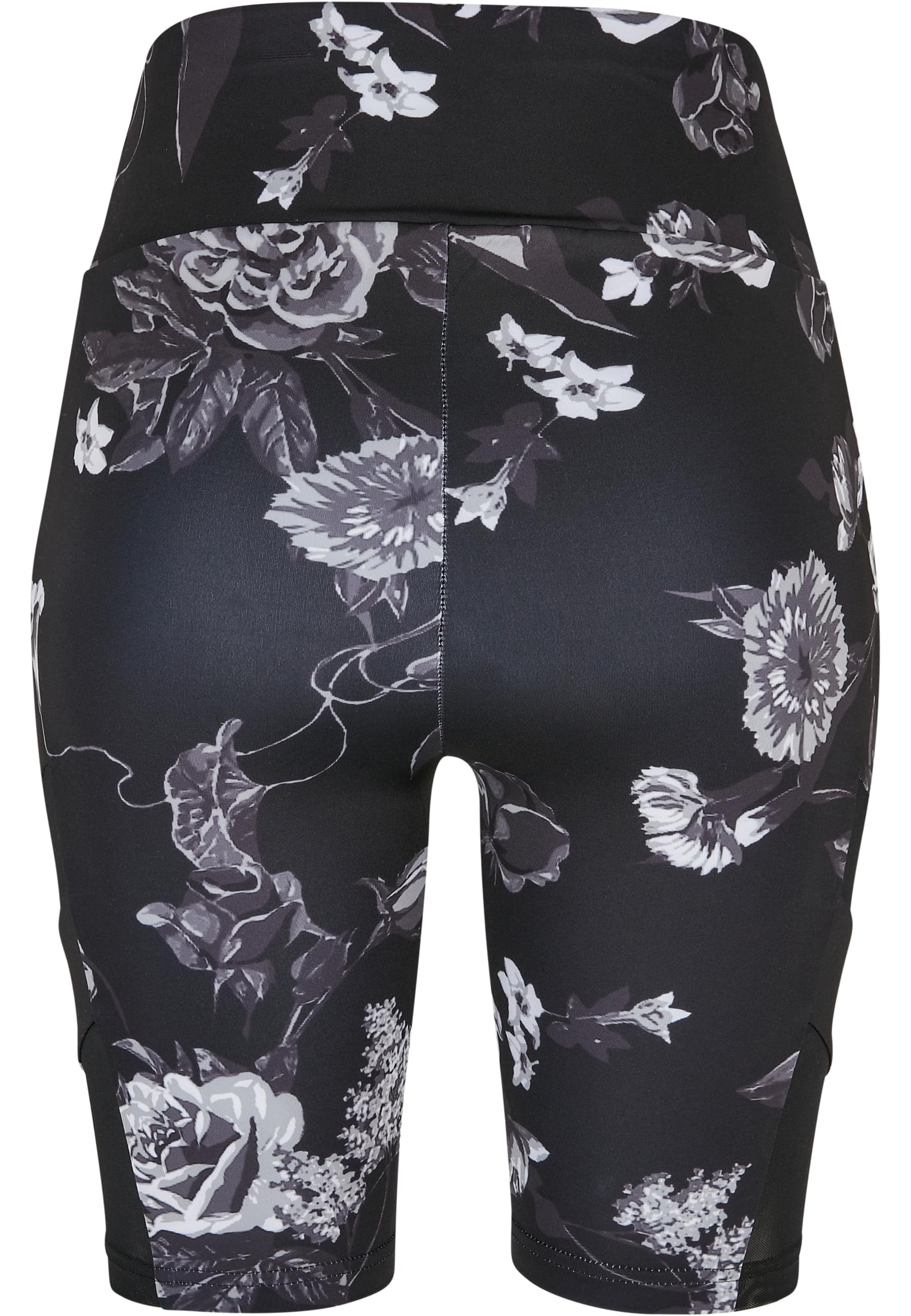 Urban Classics Pantaloncini High Waist Tech Mesh AOP Cycle darkflower