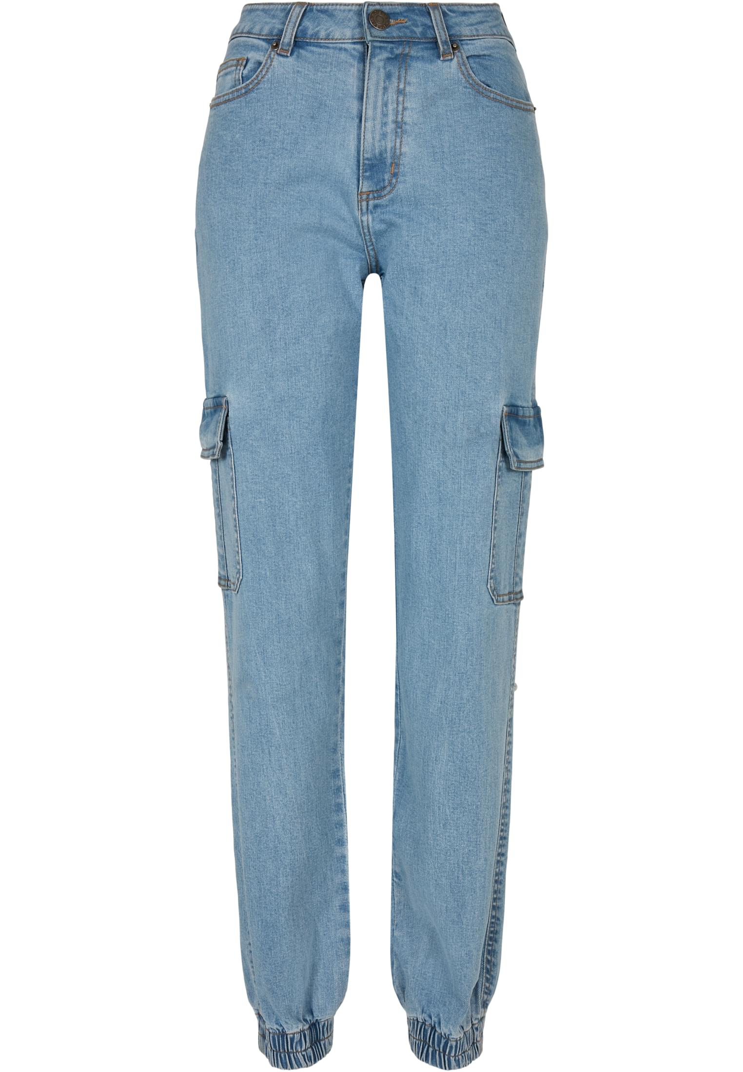 Urban Classics Pantaloni Essentials Stretch Cargo clearblue bleached