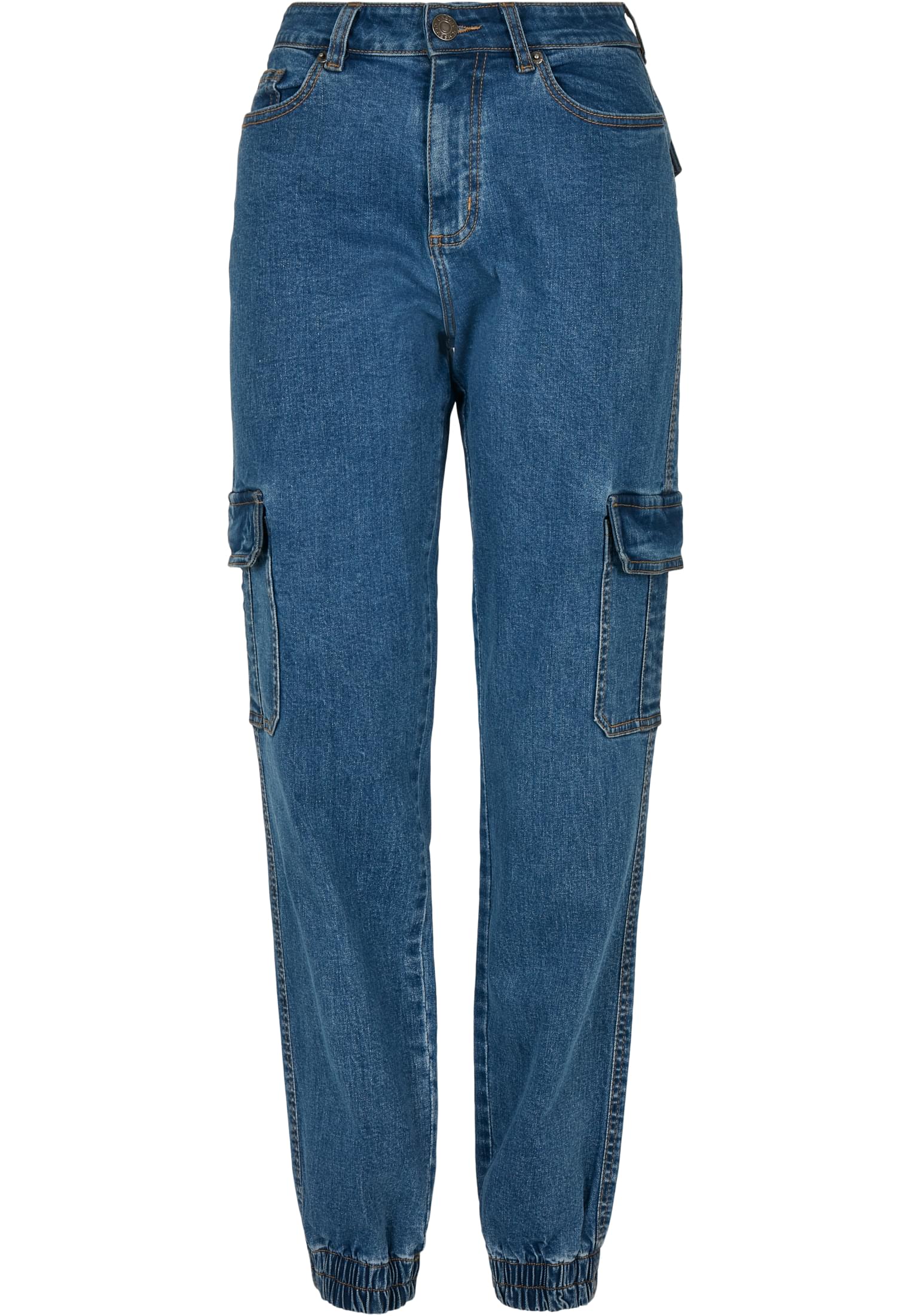 Urban Classics Pantaloni Essentials Stretch Cargo clearblue washed