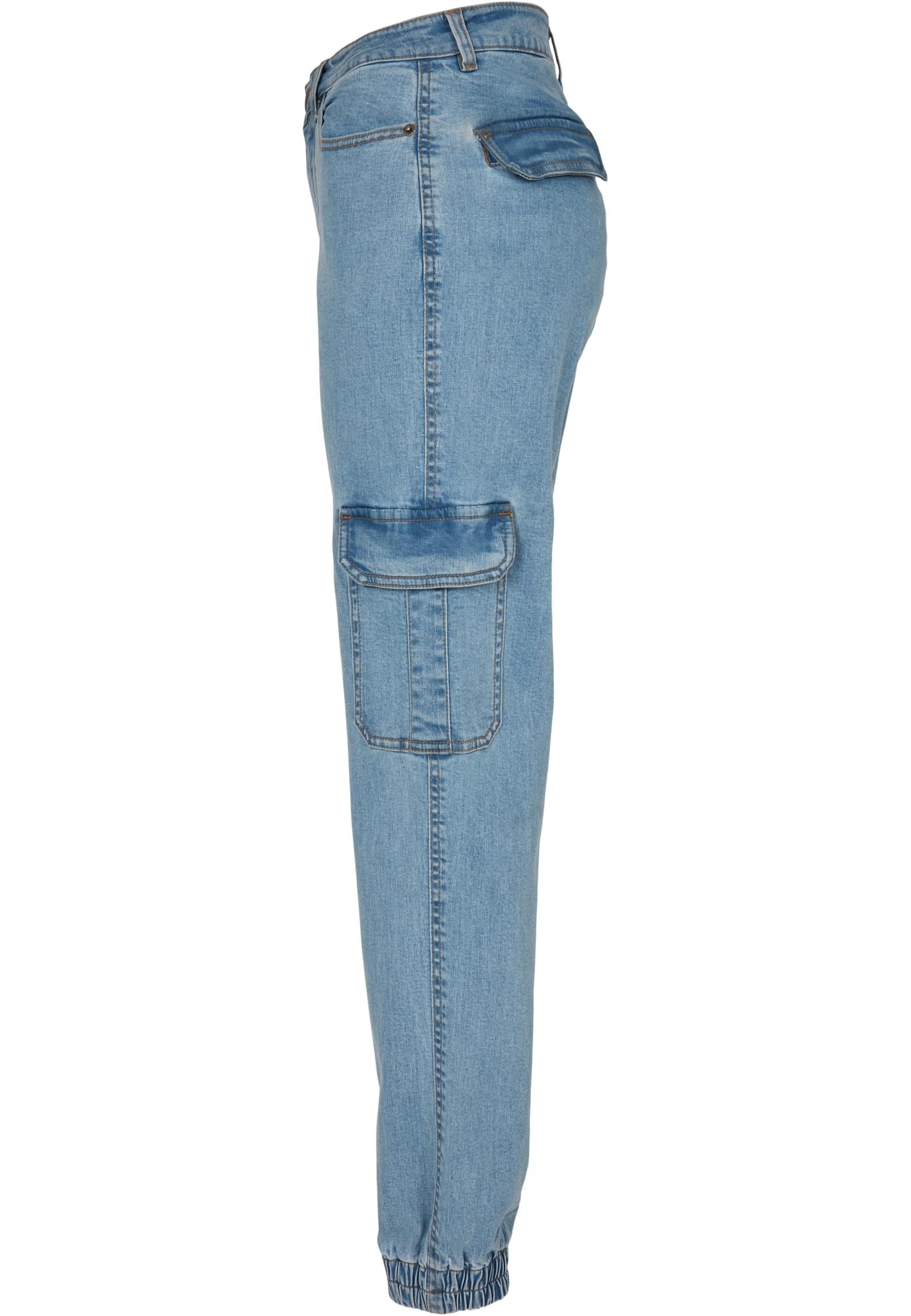 Urban Classics Pantaloni Essentials Stretch Cargo clearblue bleached