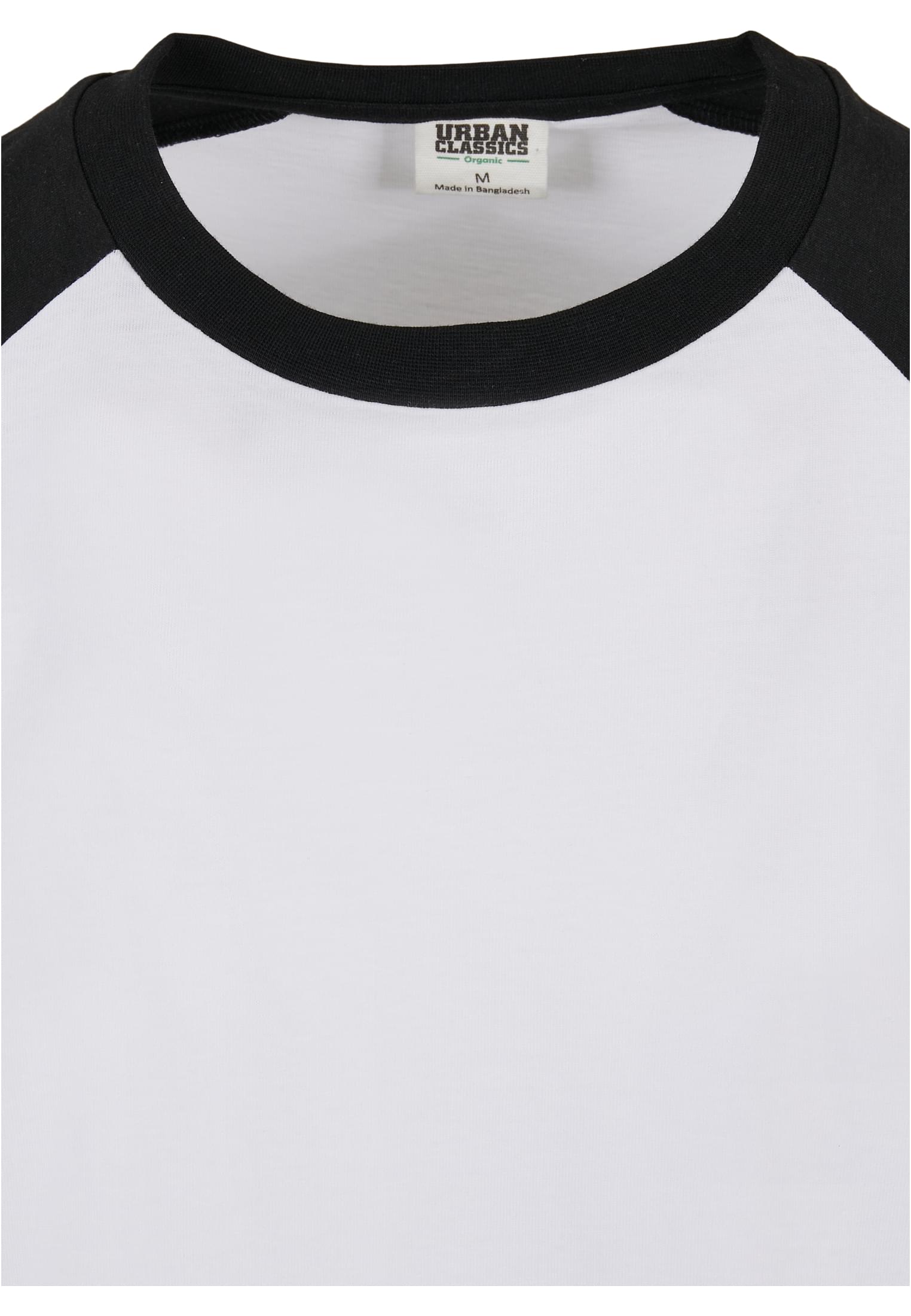 Urban Classics RAGLAN TEE - Print T-shirt - white unionbeige/white 