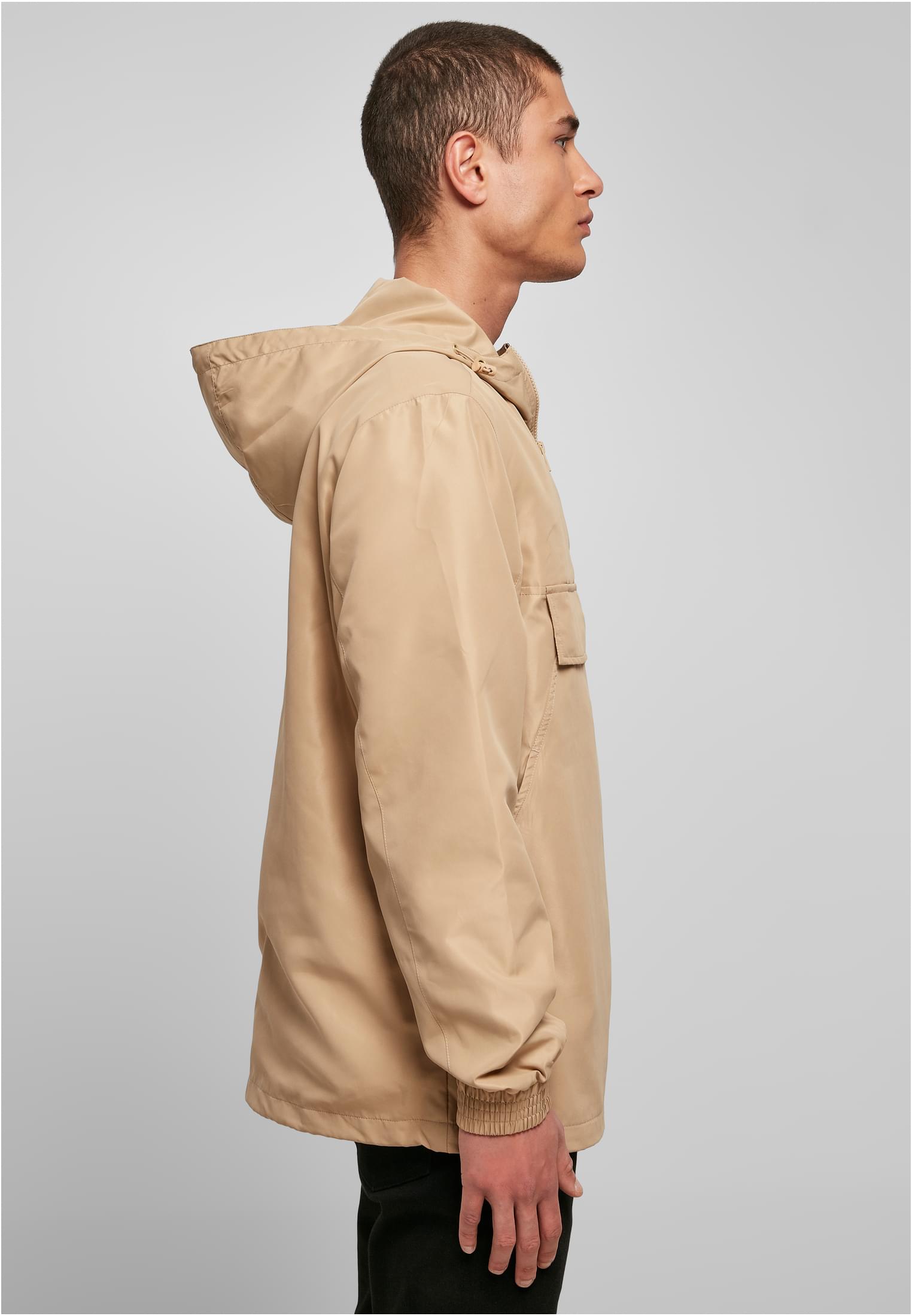Urban Classics Giacca Essentials Basic Pull Over unionbeige