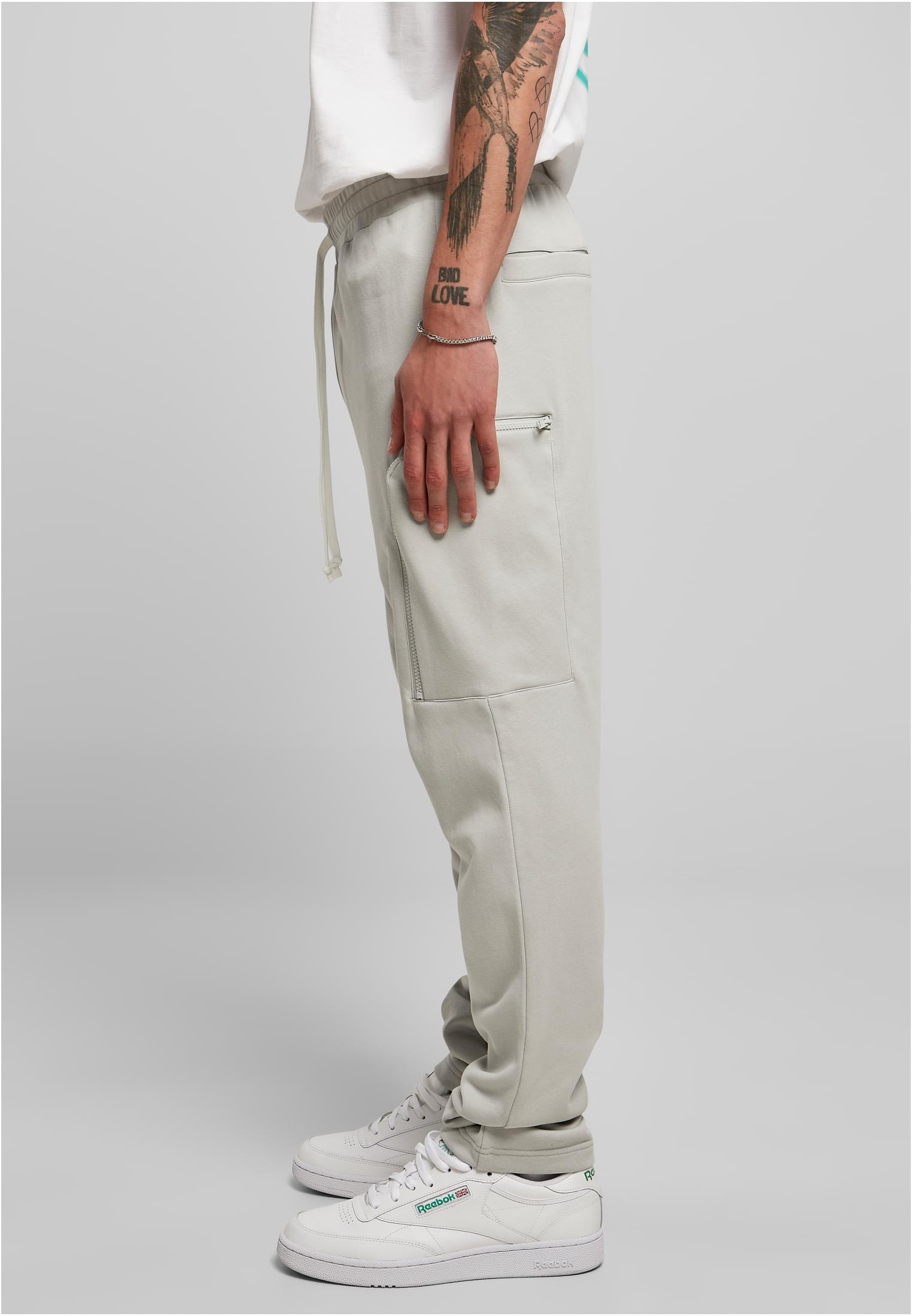 Urban Classics Pantaloni della tuta Low Crotch Cargo lightasphalt