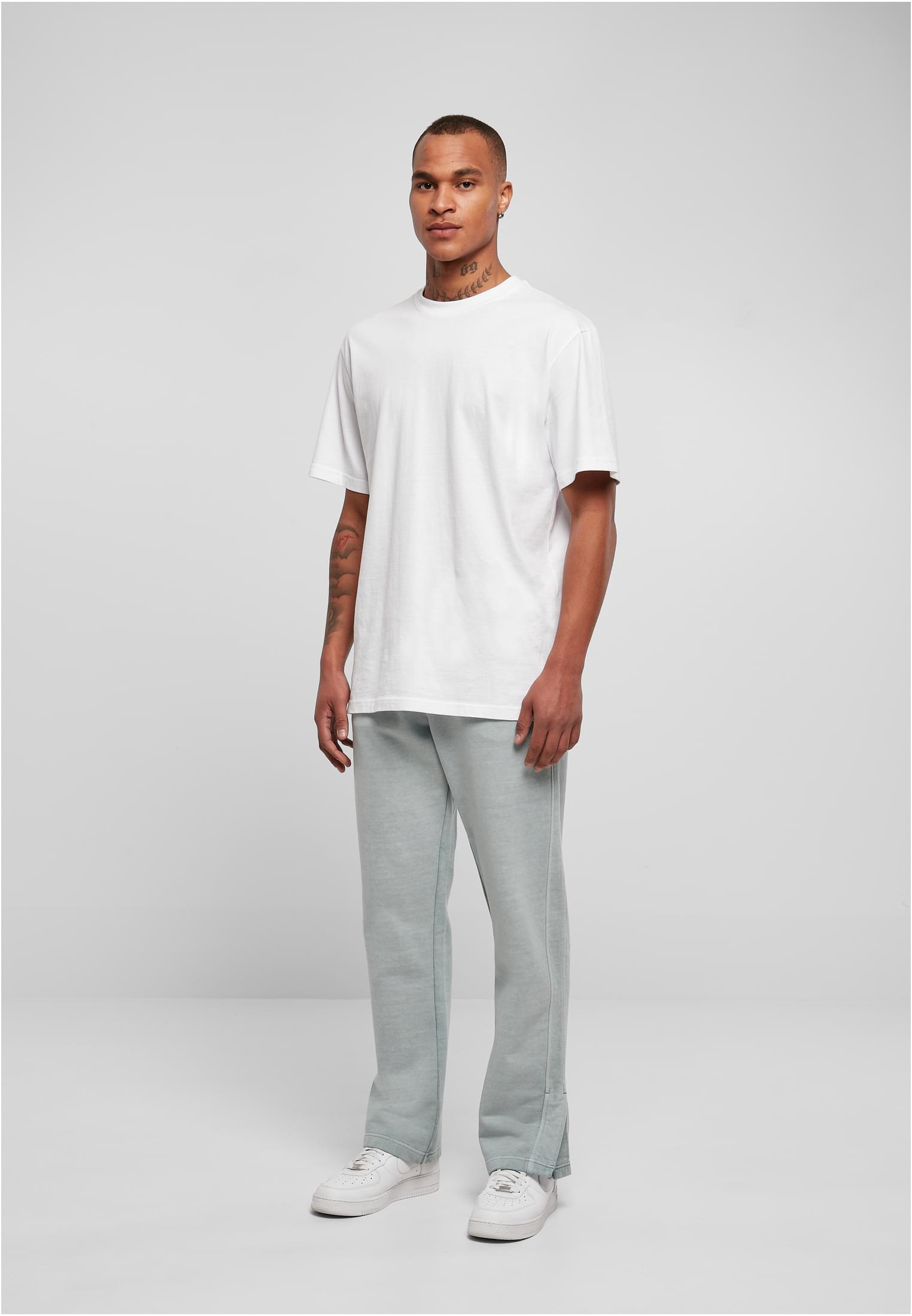 UC Men Pantaloni della tuta Heavy Terry Garment Dye Slit summerblue