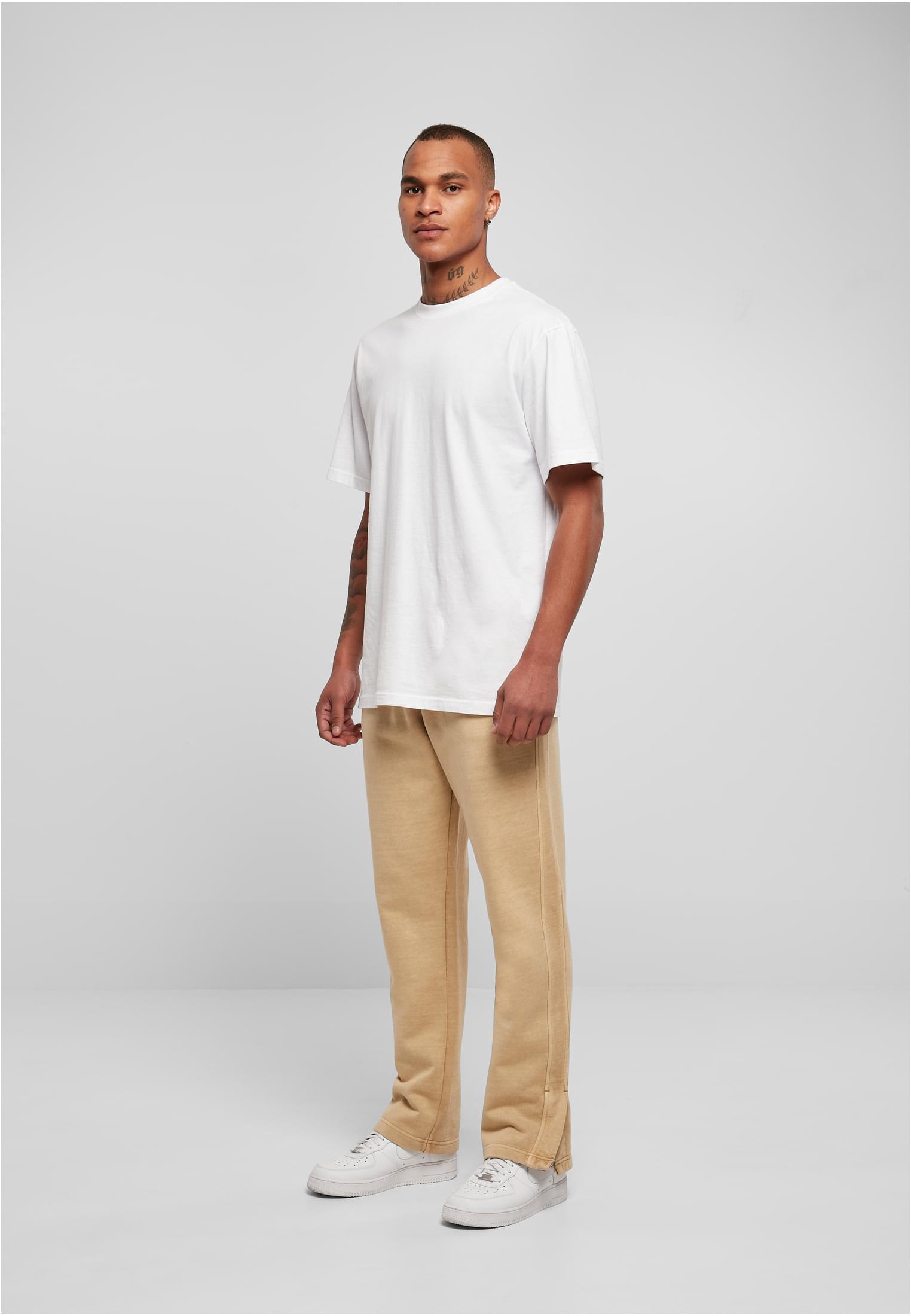 Urban Classics Pantaloni della tuta Heavy Terry Garment Dye Slit unionbeige