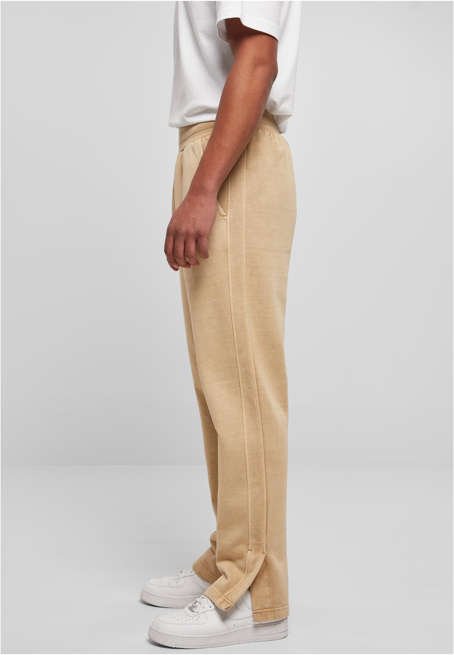 Urban Classics Pantaloni della tuta Heavy Terry Garment Dye Slit unionbeige