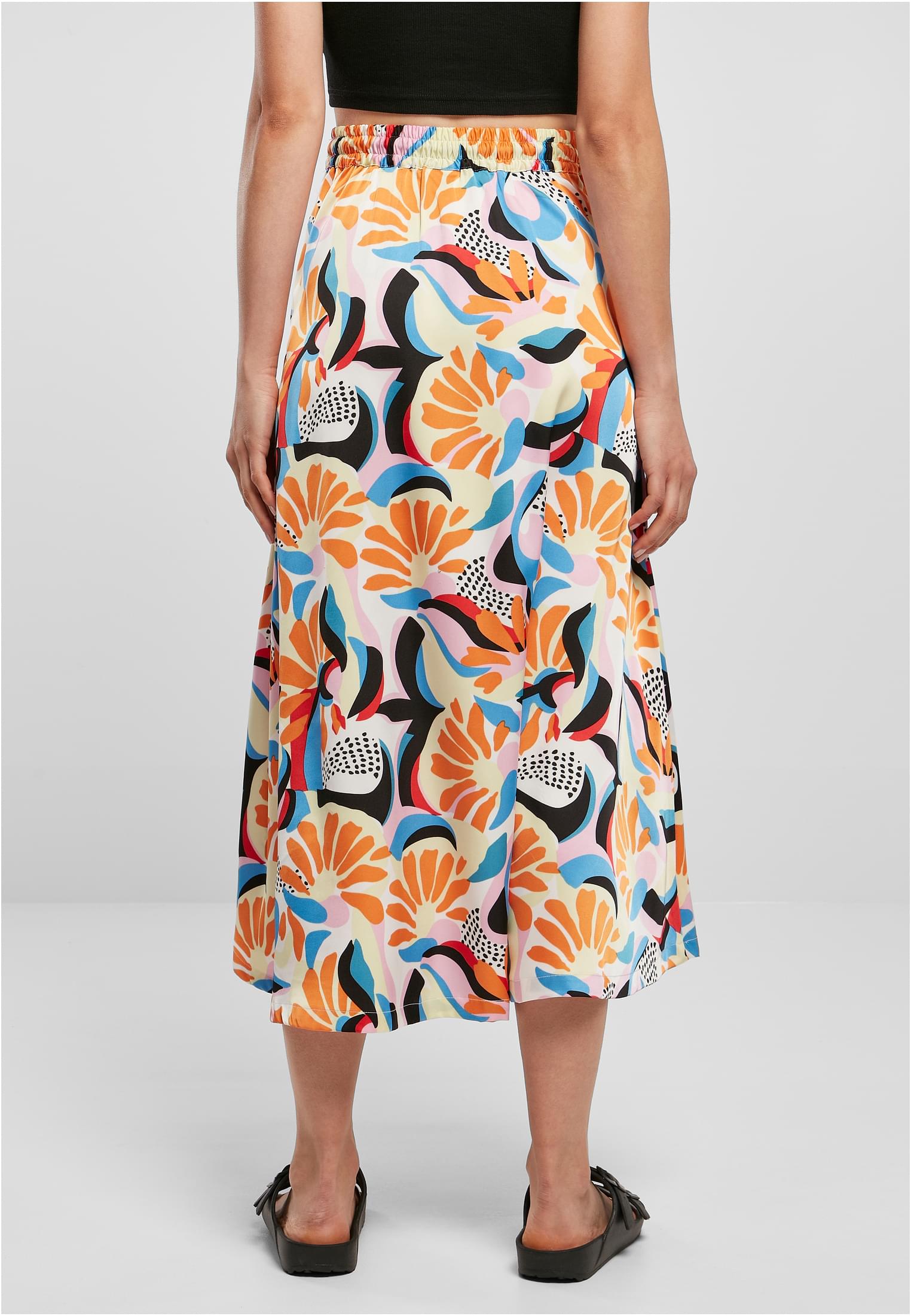 Urban Classics Gonna AOP Satin Midi magicmangoabstract