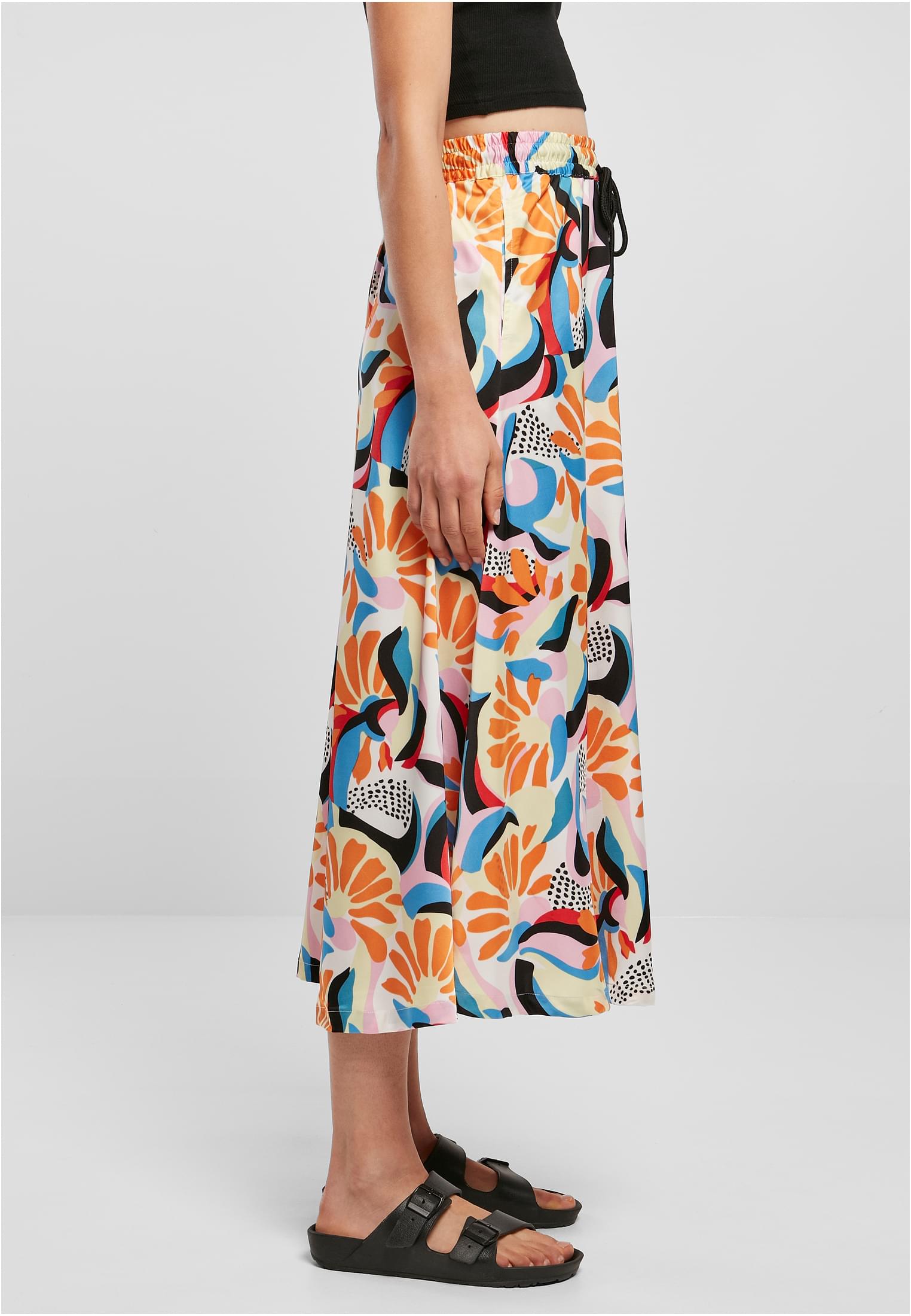 Urban Classics Gonna AOP Satin Midi magicmangoabstract