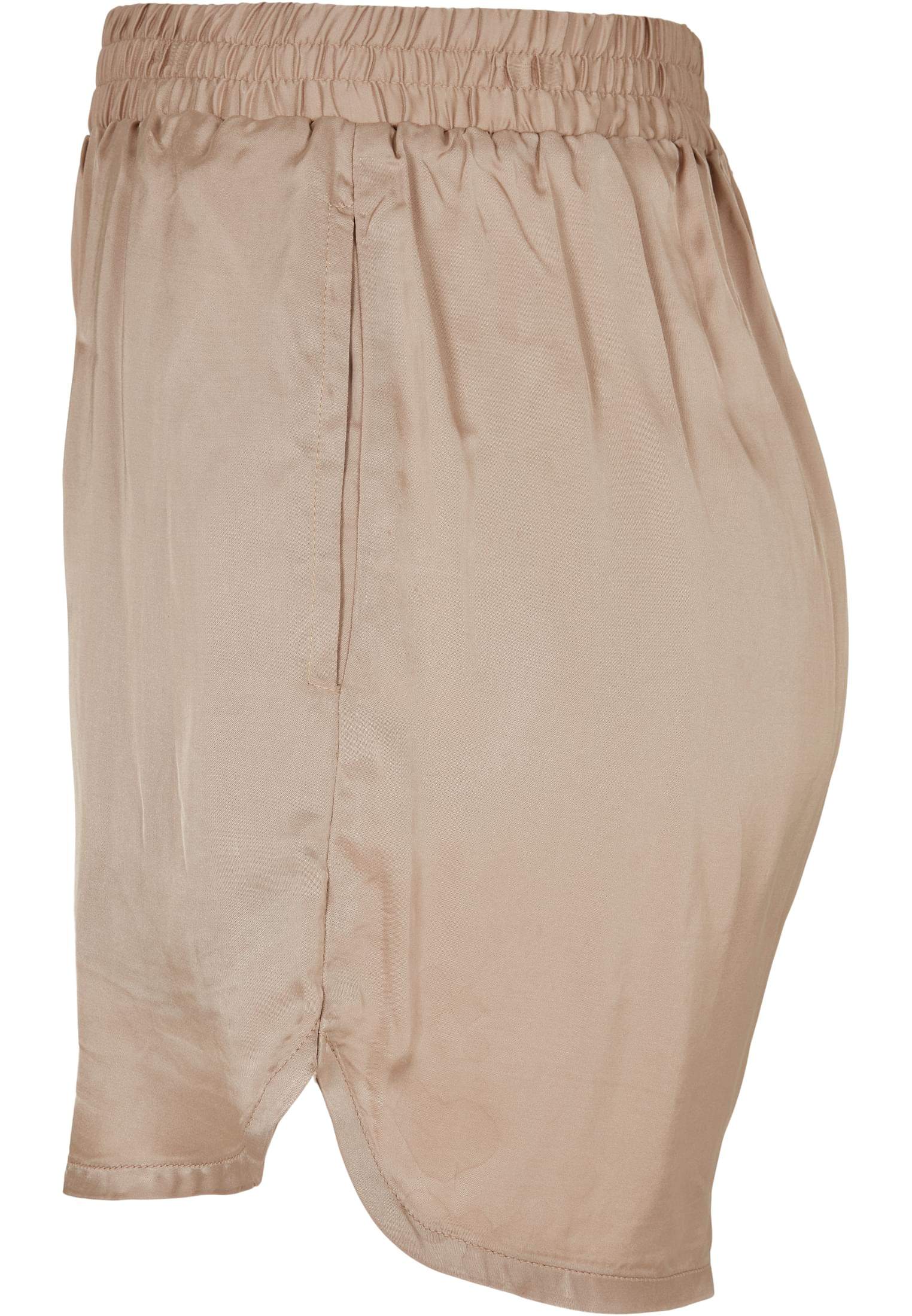 Urban Classics Pantaloncini Viscose Satin Resort softtaupe