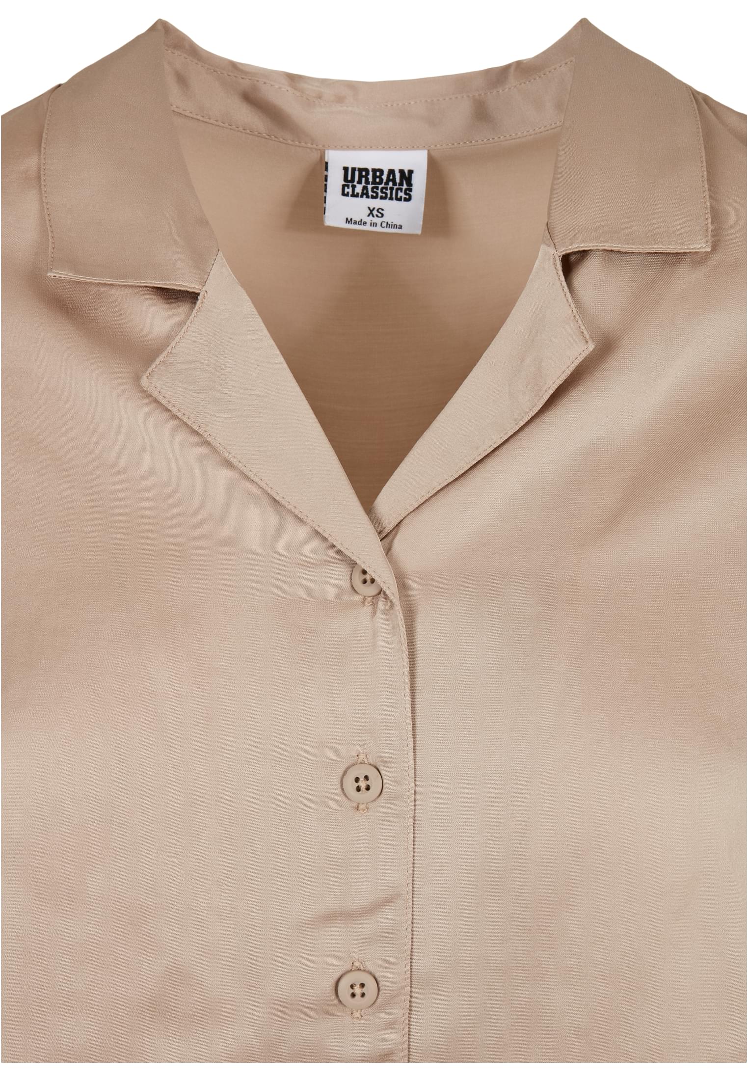 Urban Classics Camicia Viscose Satin softtaupe