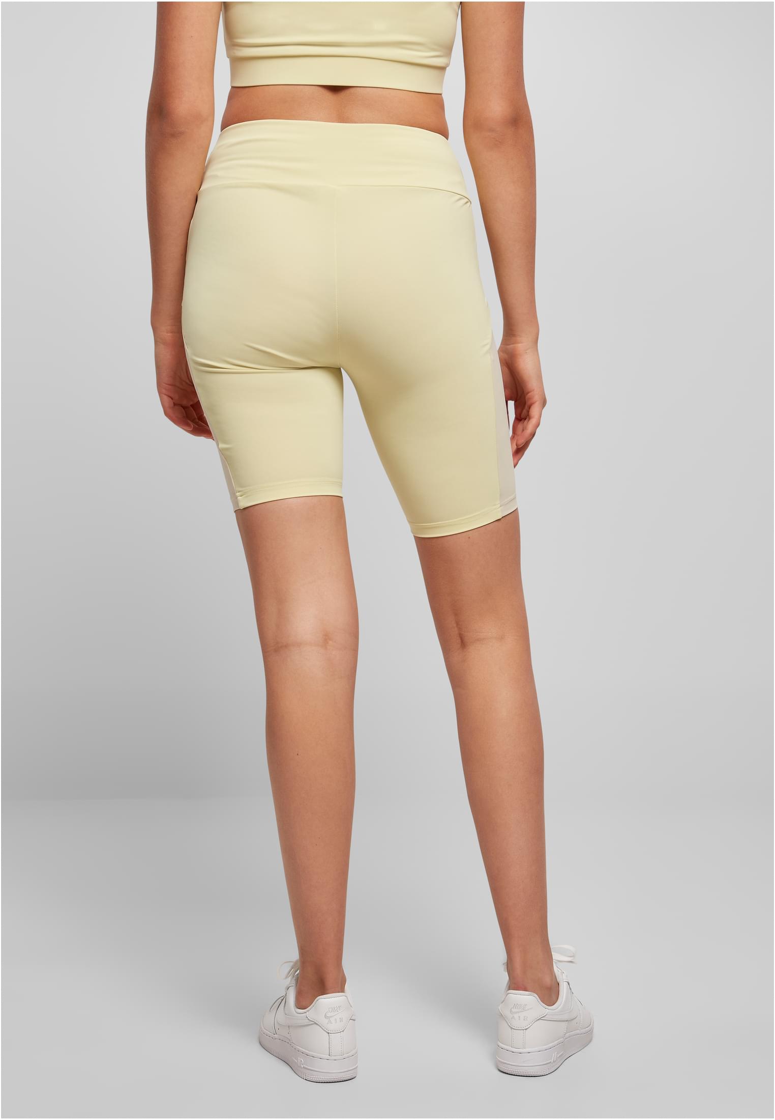 UC Ladies Pantaloncini Color Block Cycle softyellow/softseagrass