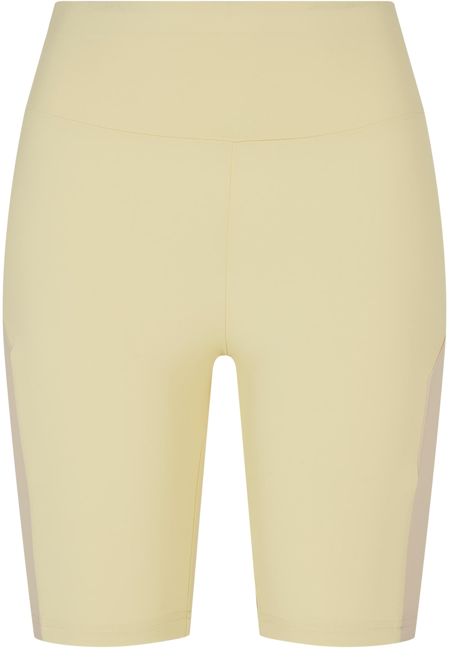 UC Ladies Pantaloncini Color Block Cycle softyellow/softseagrass