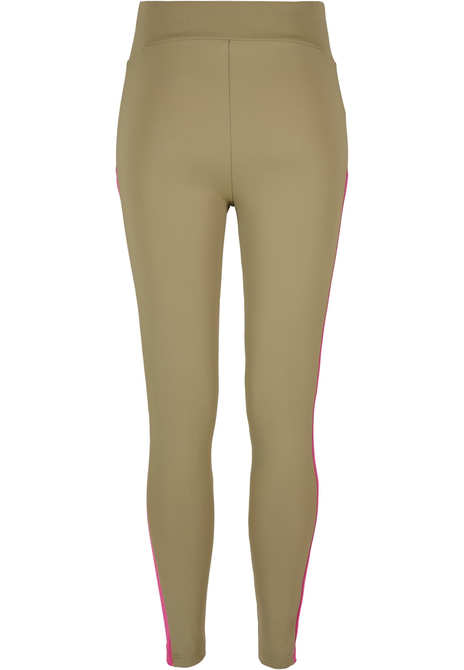 UC Ladies Leggings Color Block khaki/brightviolet