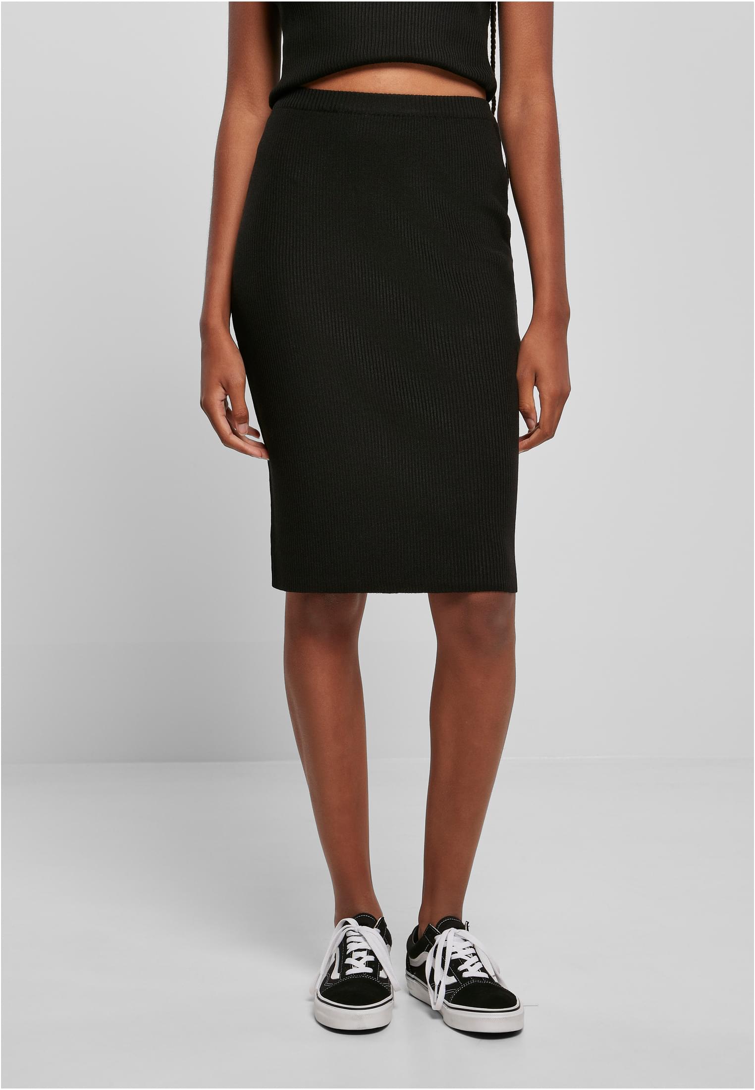 UC Ladies Gonna Rib Knit Midi