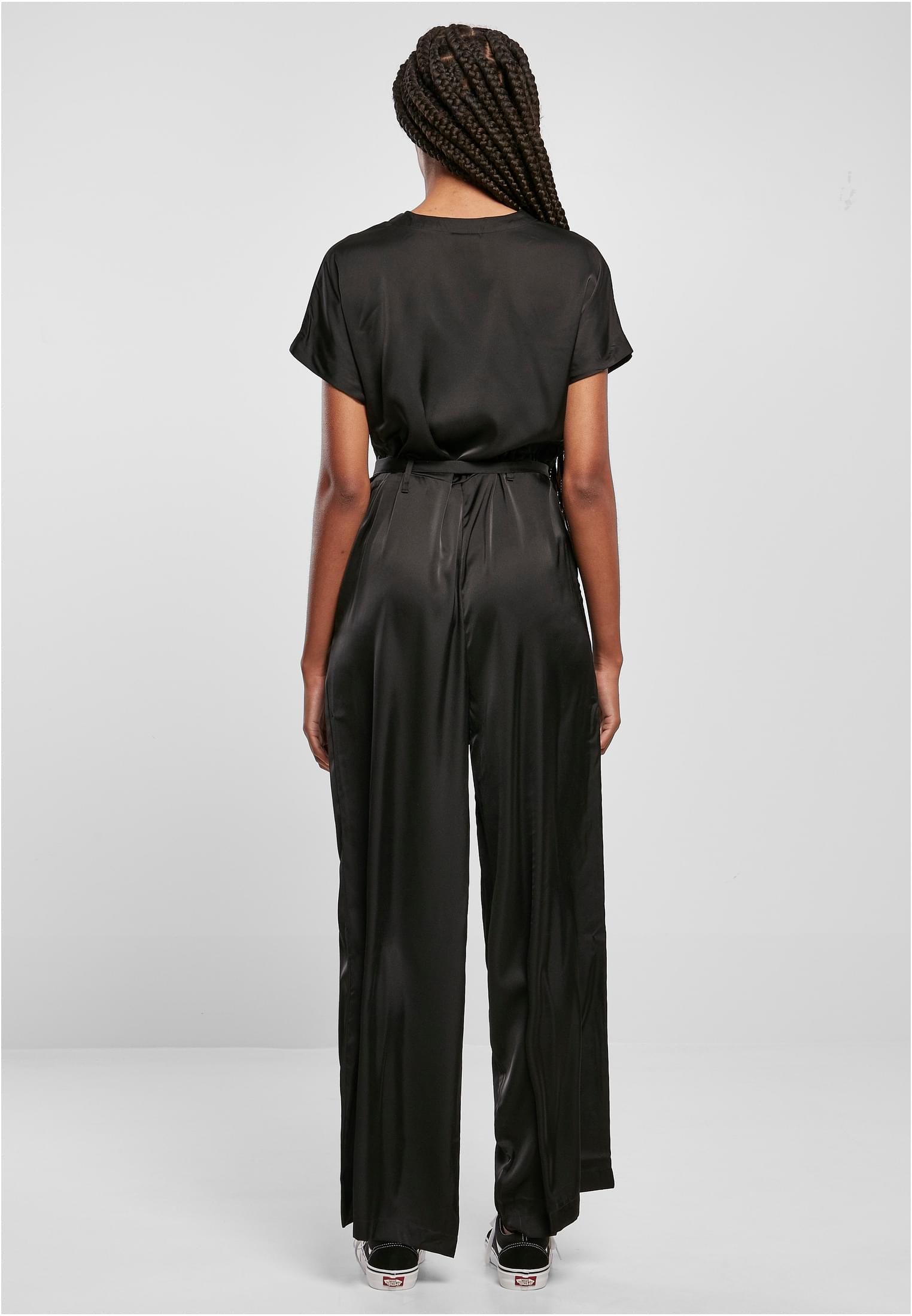 Urban Classics Cintura Satin Wide Leg Jumpsuit