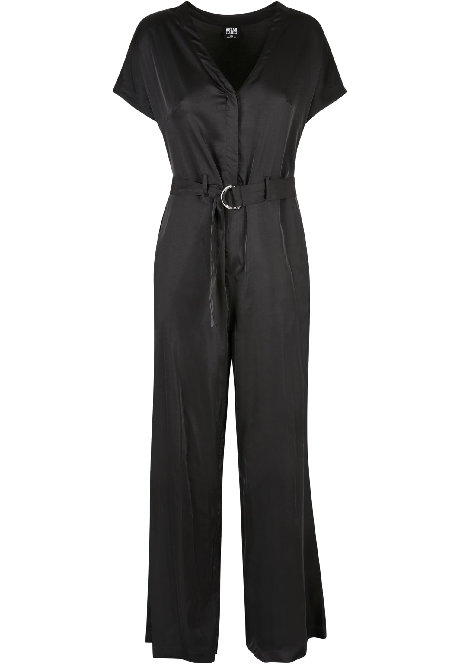 Urban Classics Cintura Satin Wide Leg Jumpsuit