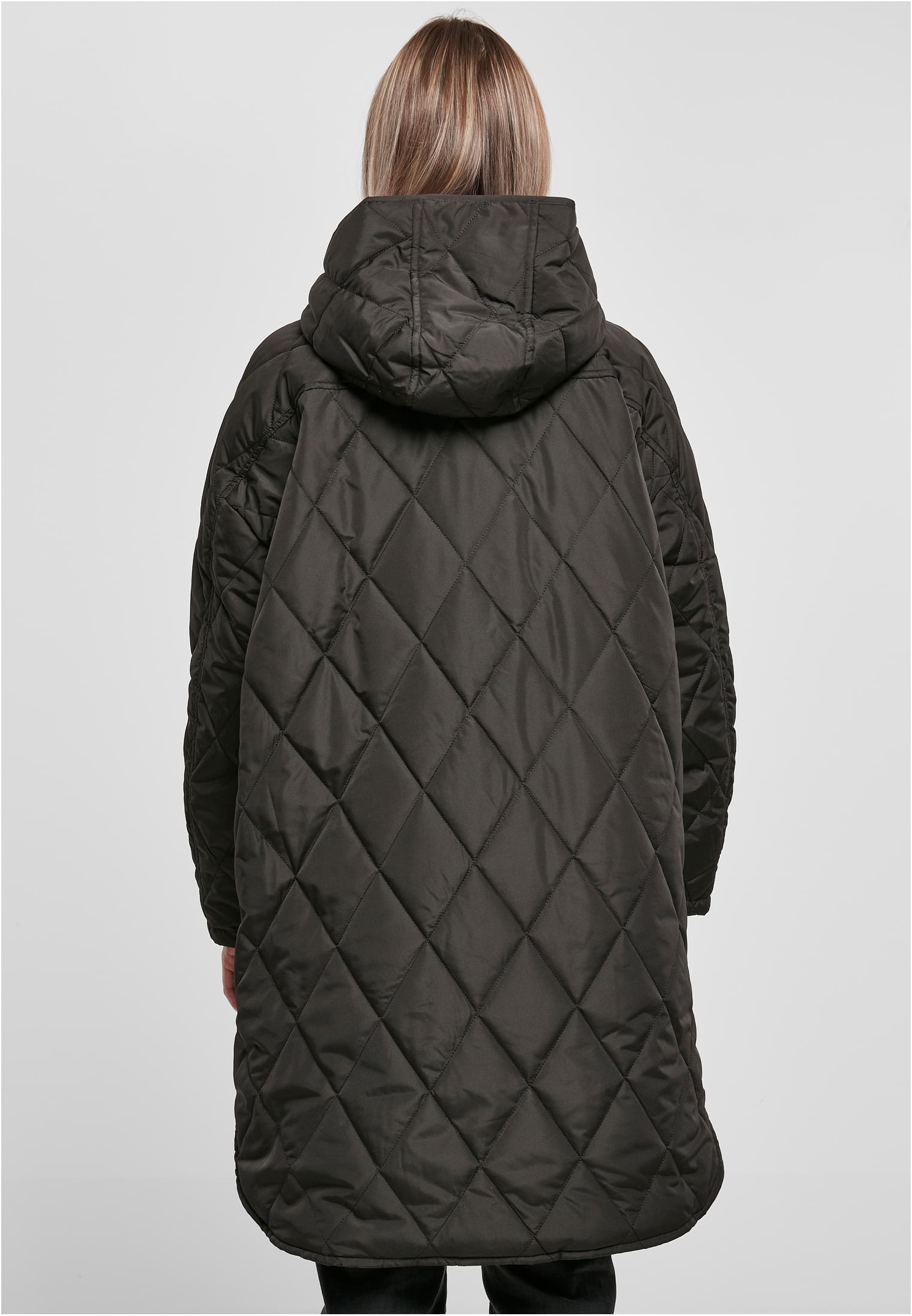 Urban Classics Cappotto Oversized Diamond Quilted Hooded