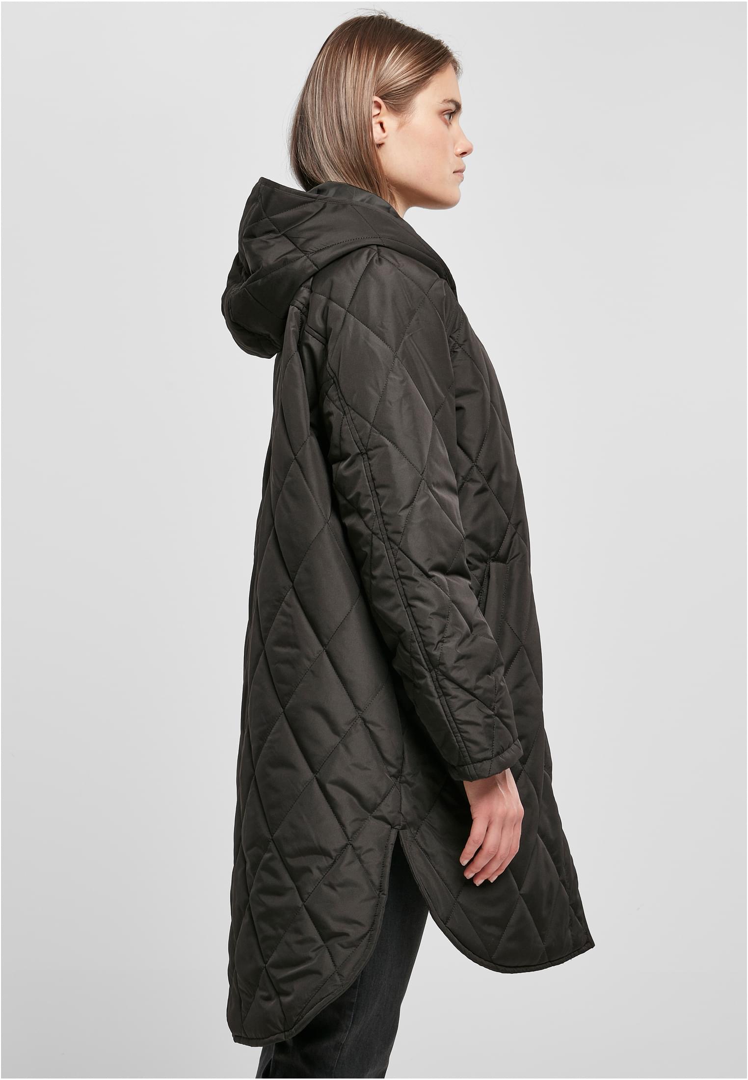 Urban Classics Cappotto Oversized Diamond Quilted Hooded