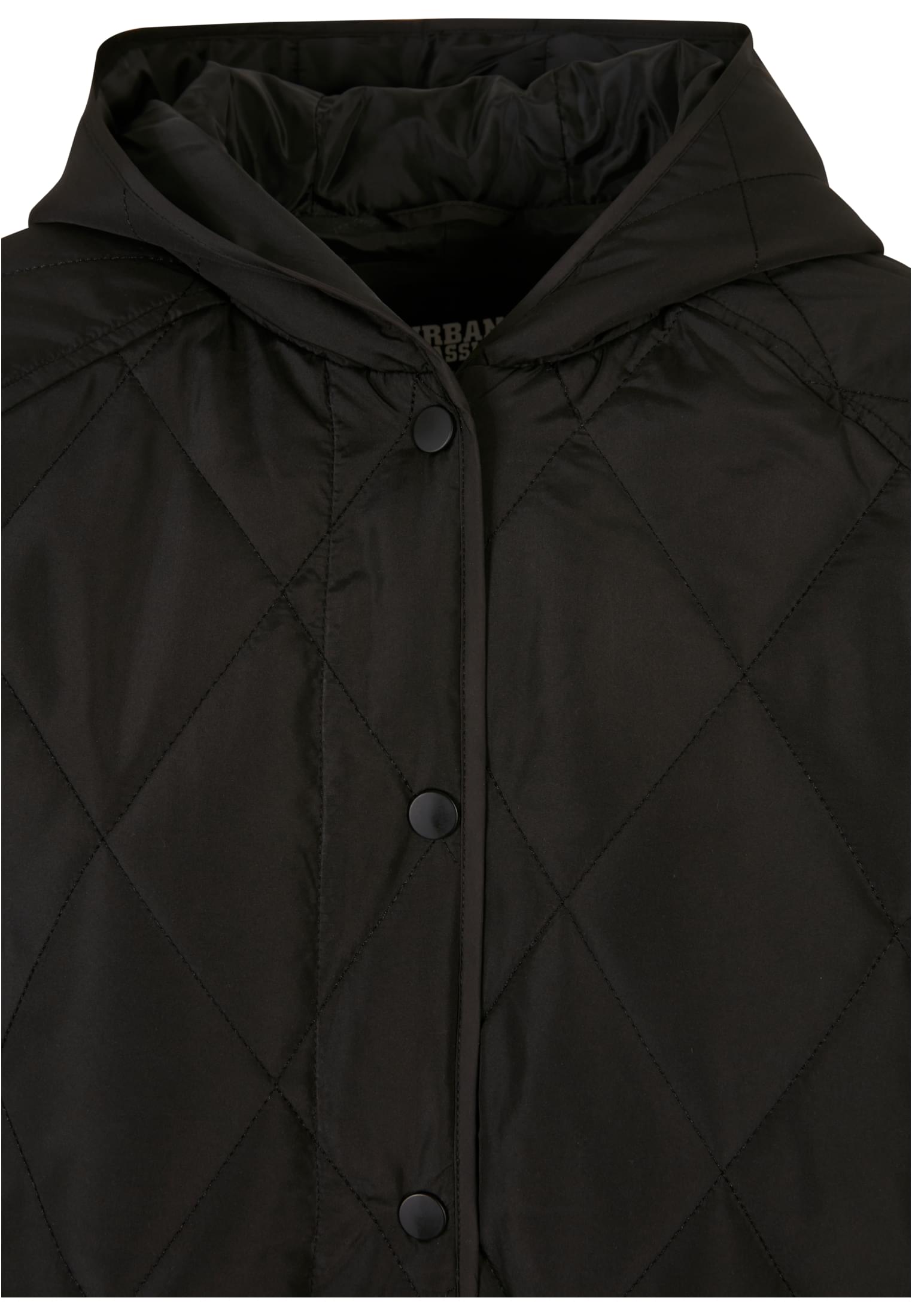 Urban Classics Cappotto Oversized Diamond Quilted Hooded